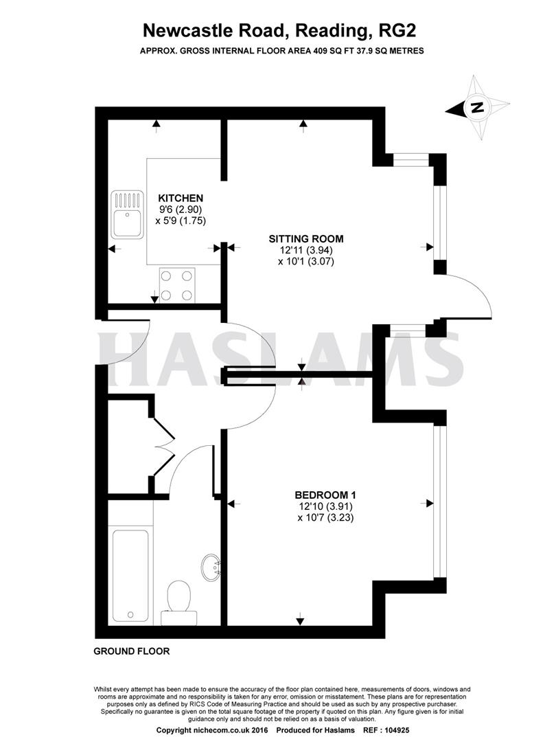 2, 14 Newcastle Road, Reading floorplan
