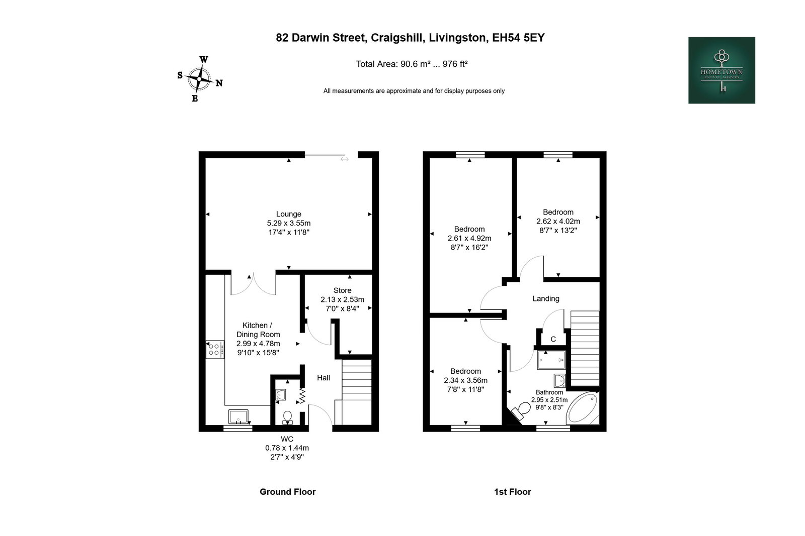 82, Darwin Street, Livingston floorplan