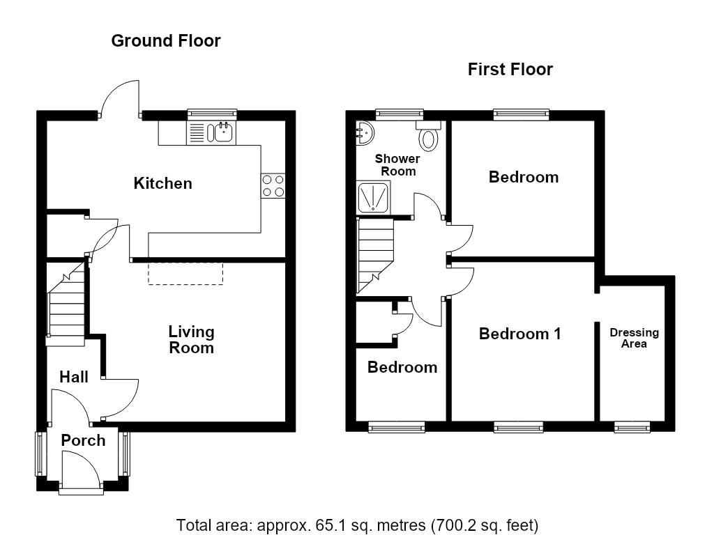 69, Ackworth Road, Manchester floorplan
