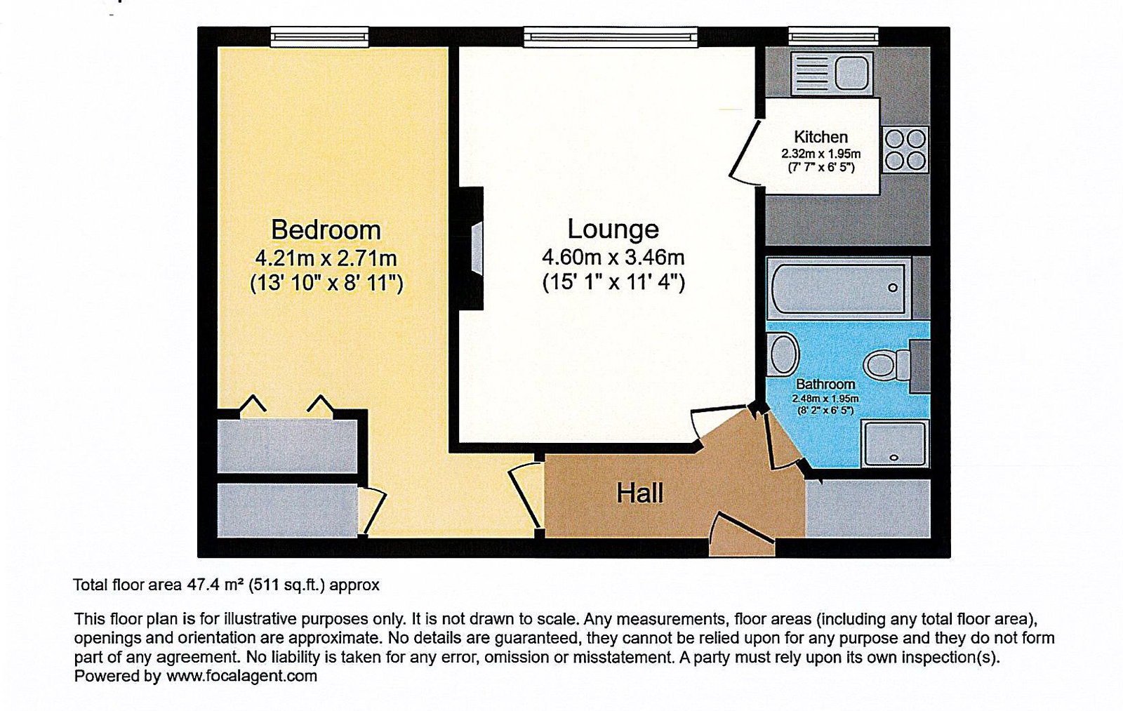 Pegasus Court, 88,5, Salterton Road, Exmouth floorplan