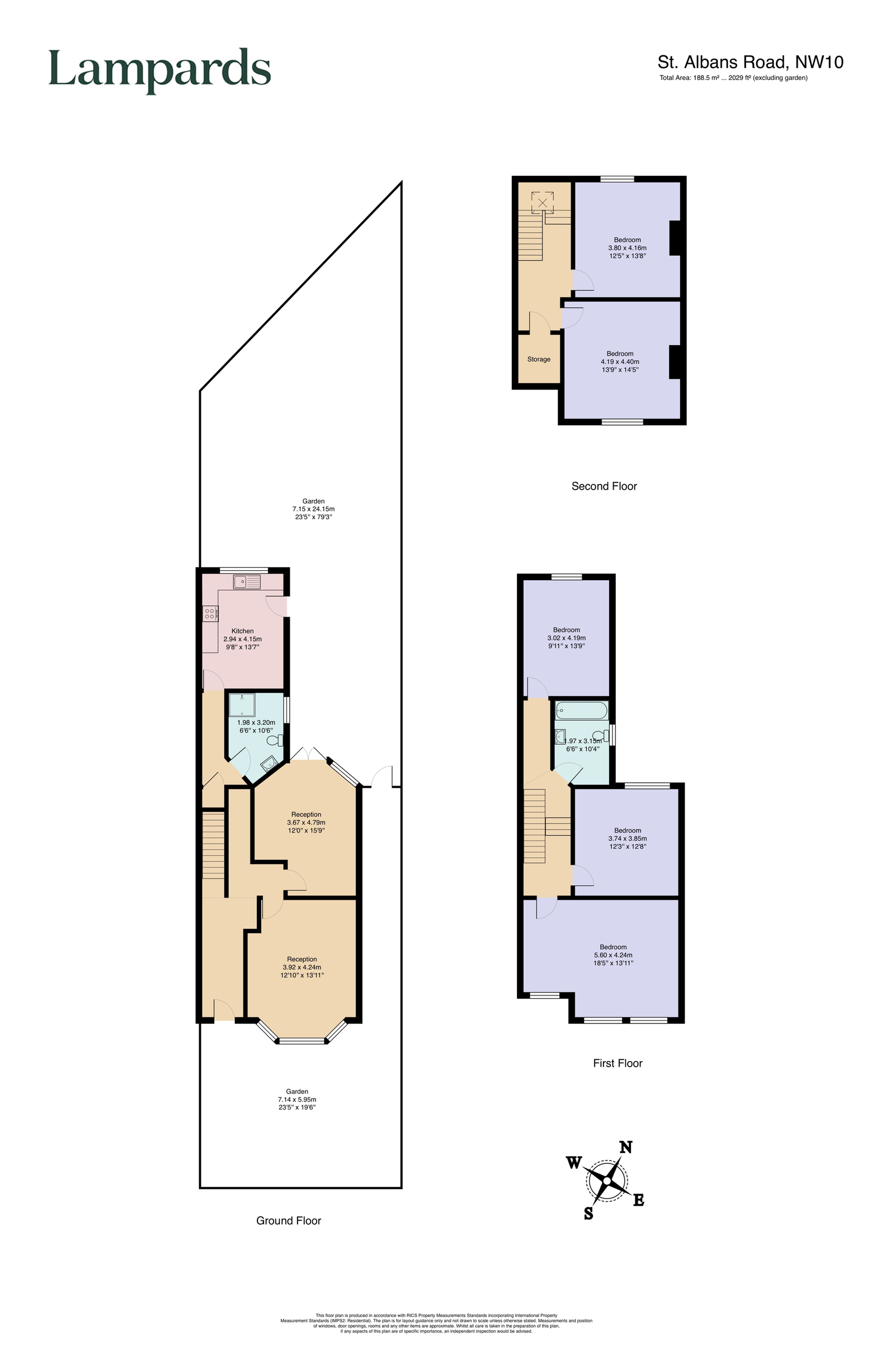 22, St. Albans Road, London floorplan
