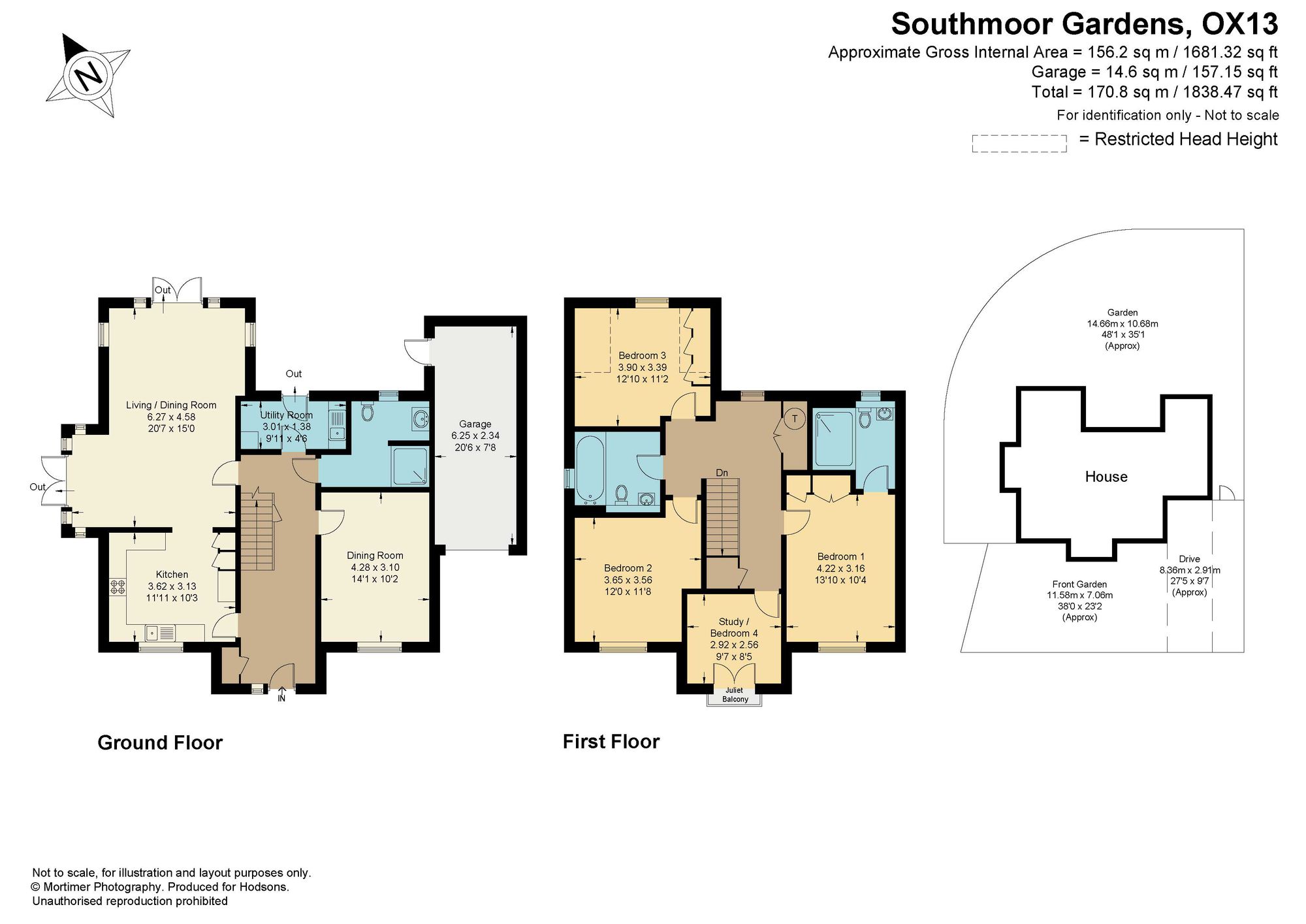 1 Southmoor Gardens, Abingdon floorplan