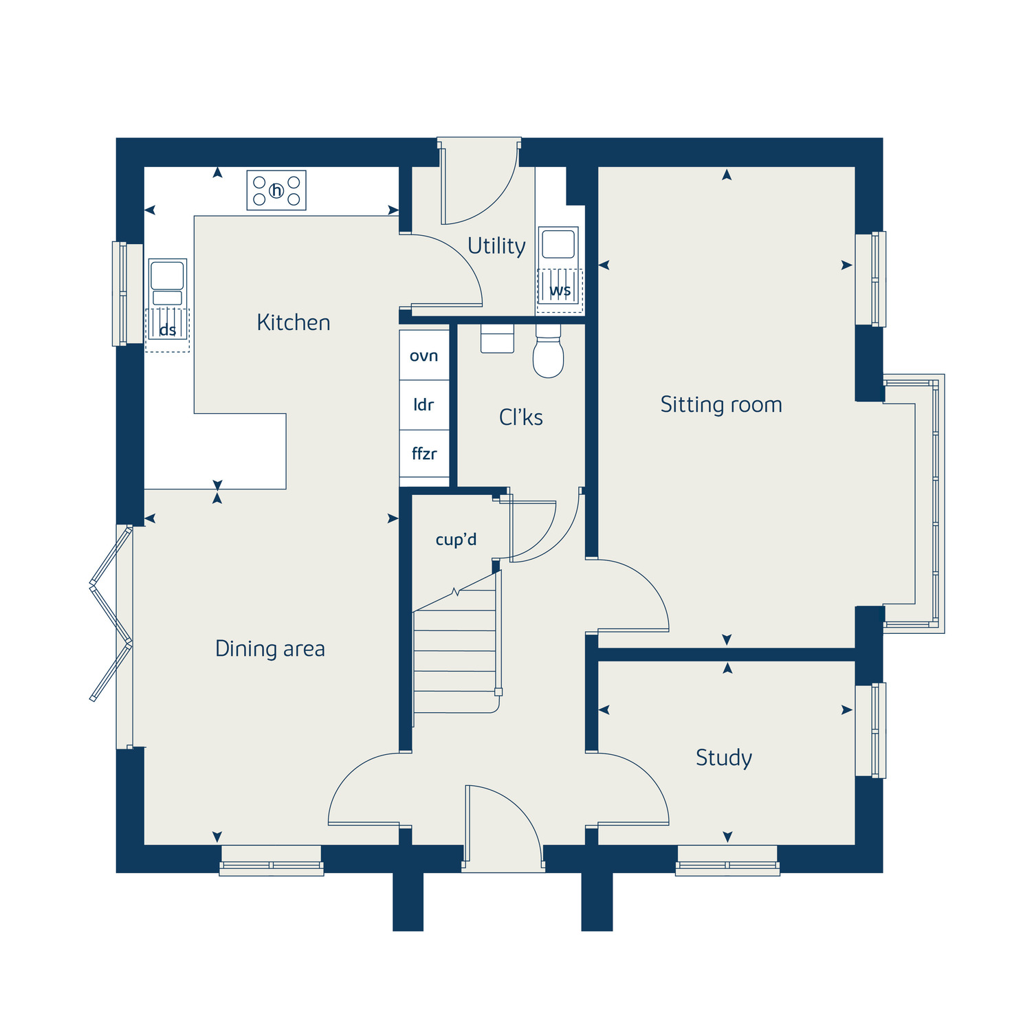 46, Ash Way, Newcastle floorplan