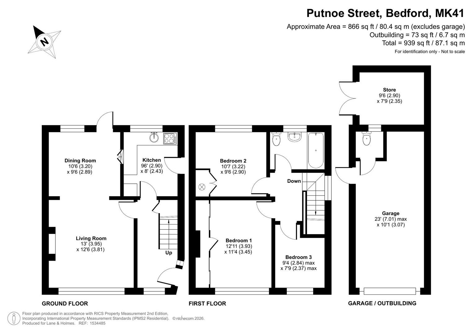 Putnoe Street, Bedford floorplan