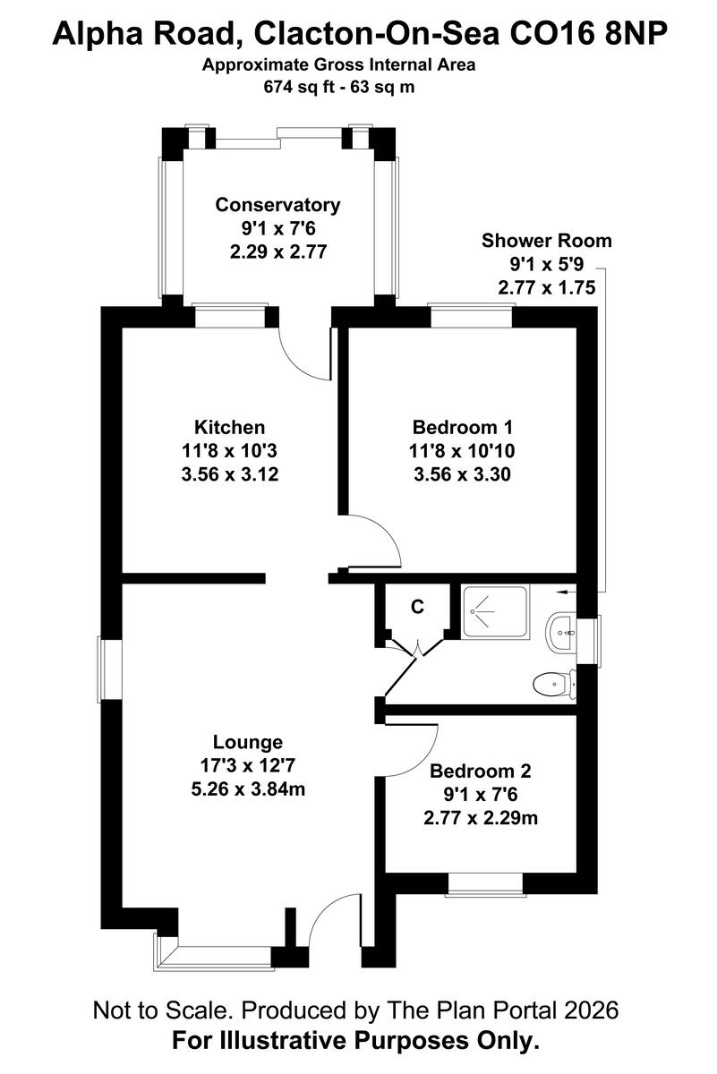 Highlands, Alpha Road, Clacton-on-Sea floorplan