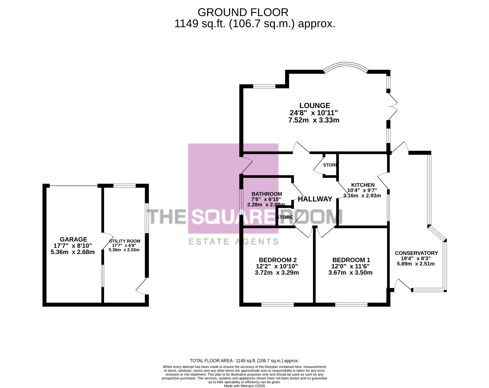 28, Malvern Avenue, Stalmine floorplan