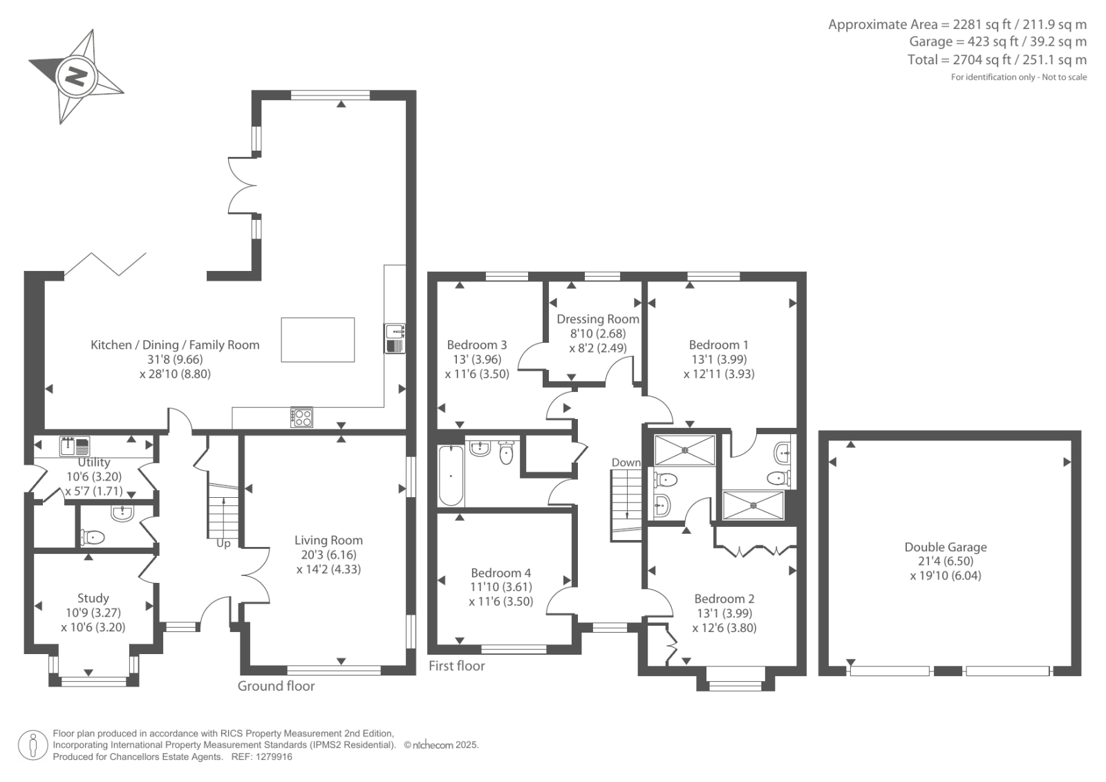 8, Admiral Drive, Camberley floorplan