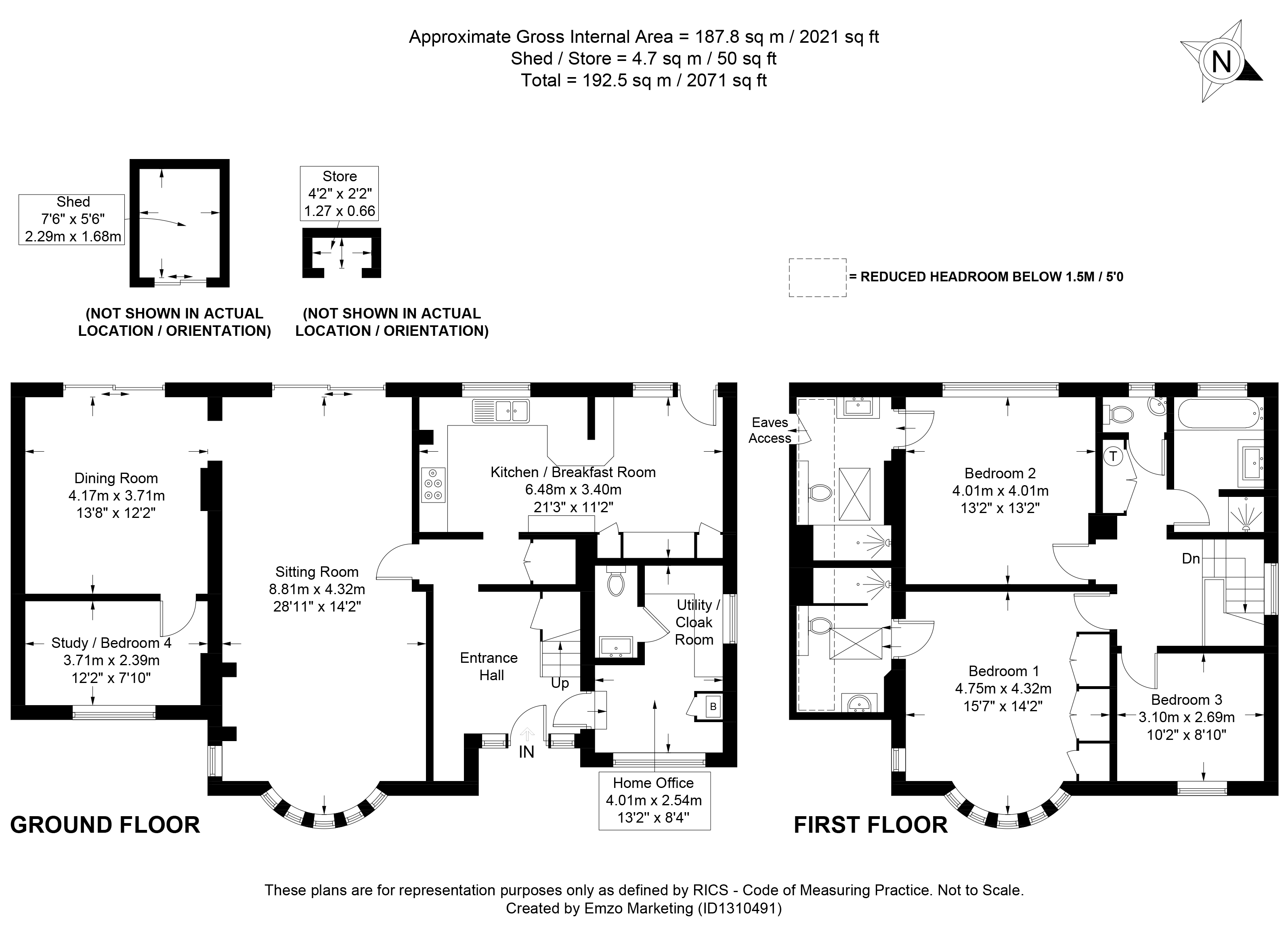 Zoopla Hillsborough, 3, Andover Road North, Winchester floorplan