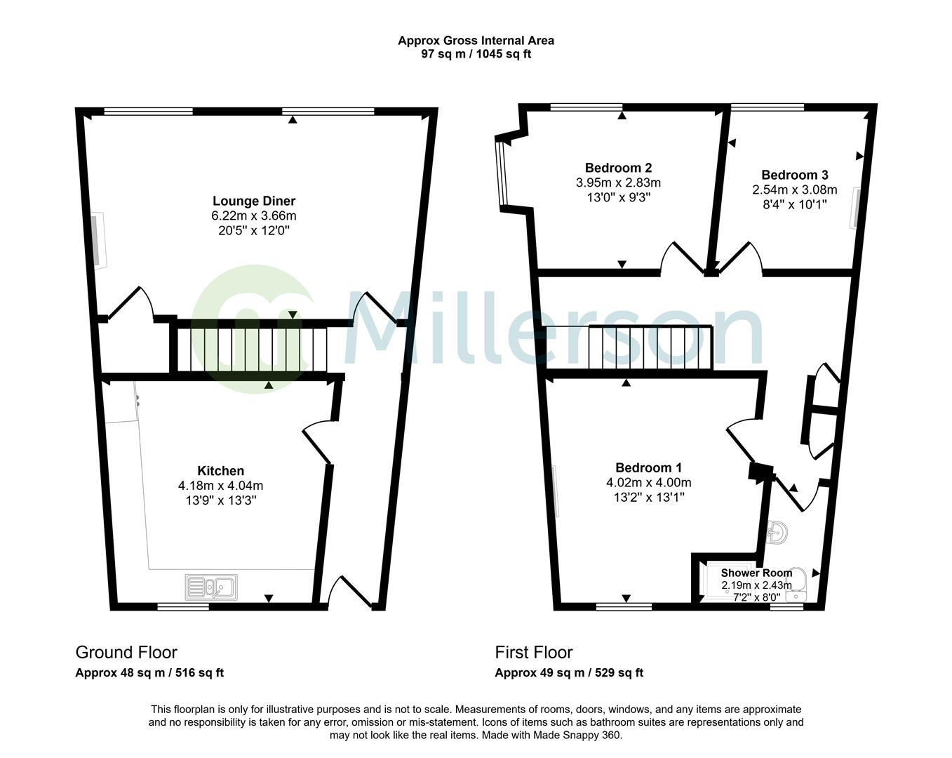 12A, Penryn Street, Redruth floorplan