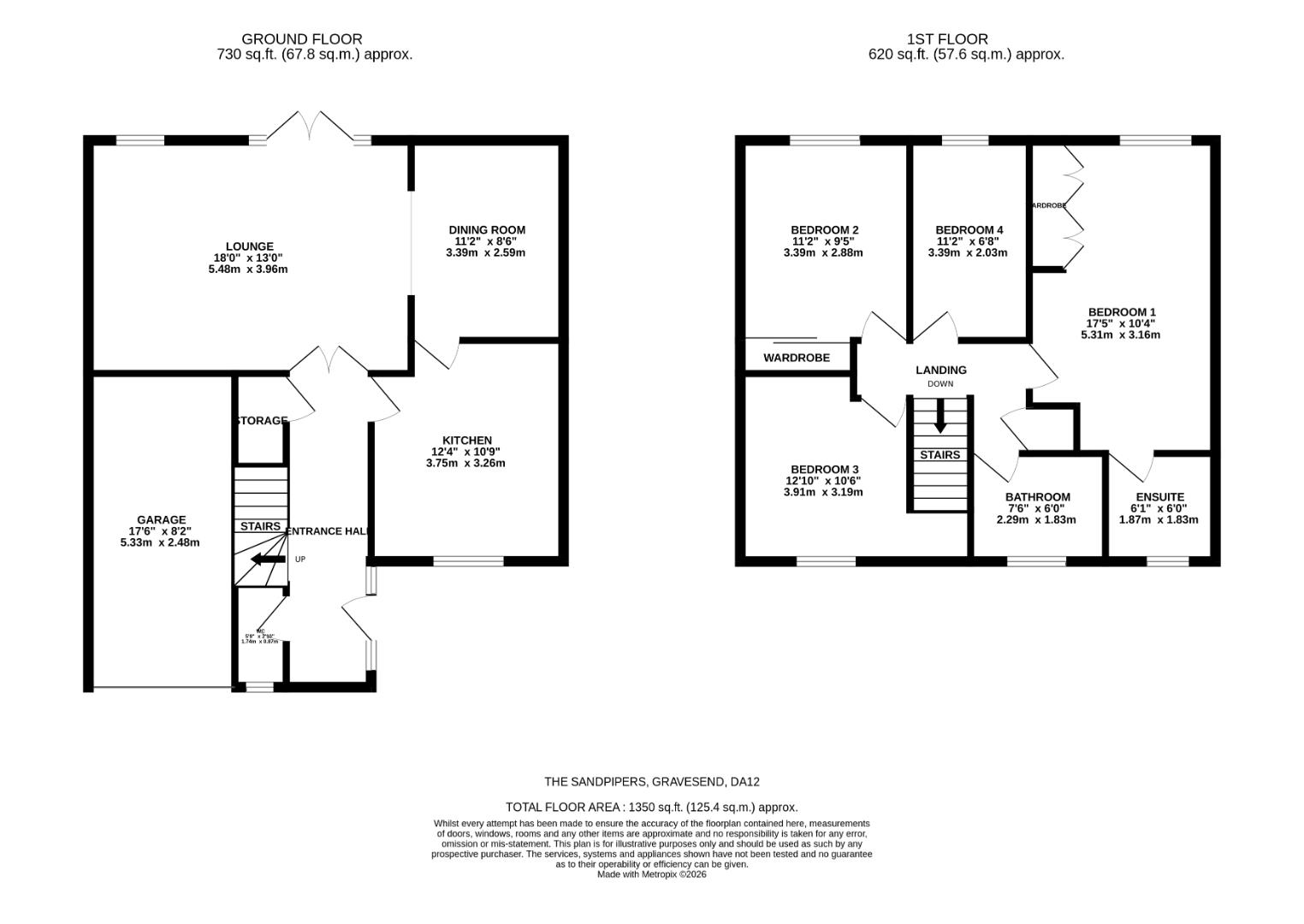 39, The Sandpipers, Gravesend floorplan