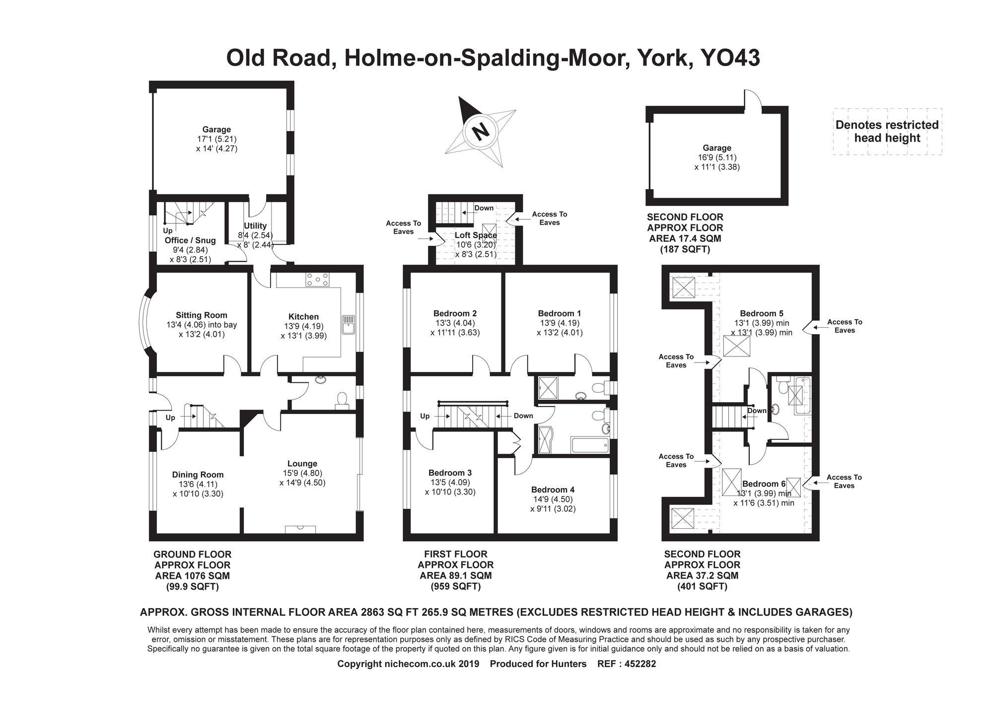 6 Bedrooms Detached house for sale in Old Road, Holme-On-Spalding-Moor, York YO43