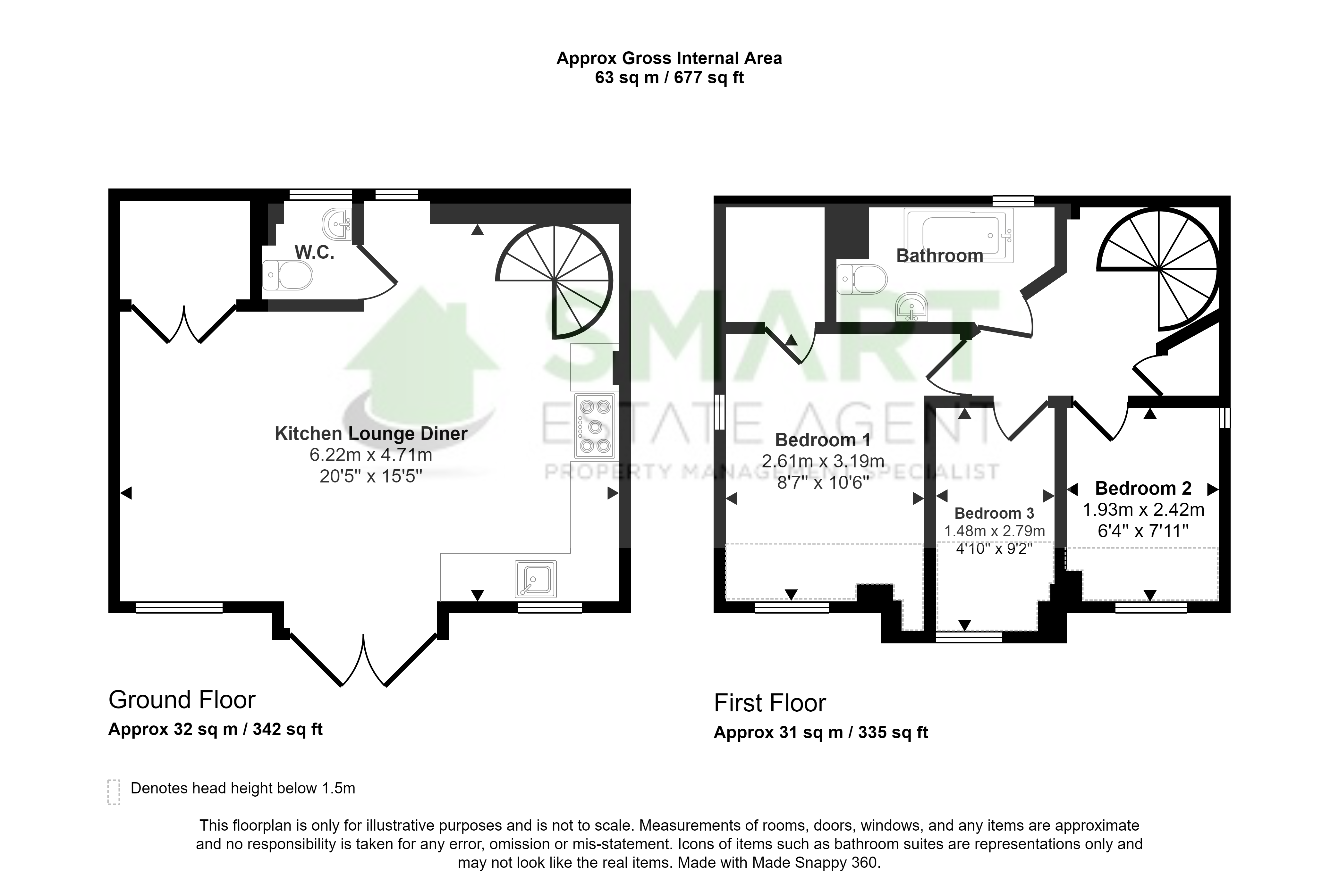 The Old Barn, Exeter floorplan