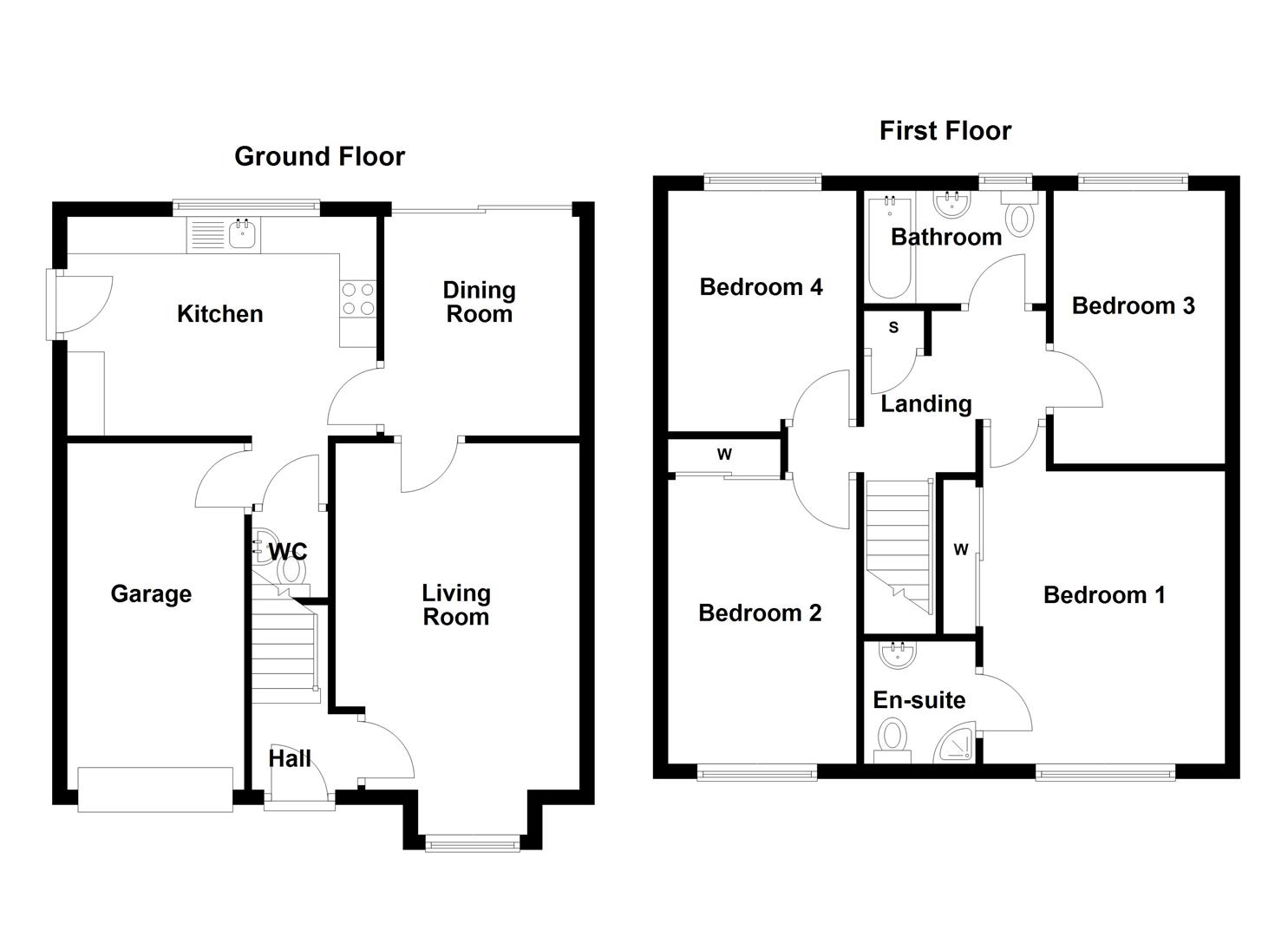 28, Cornfield Road, Biddulph floorplan