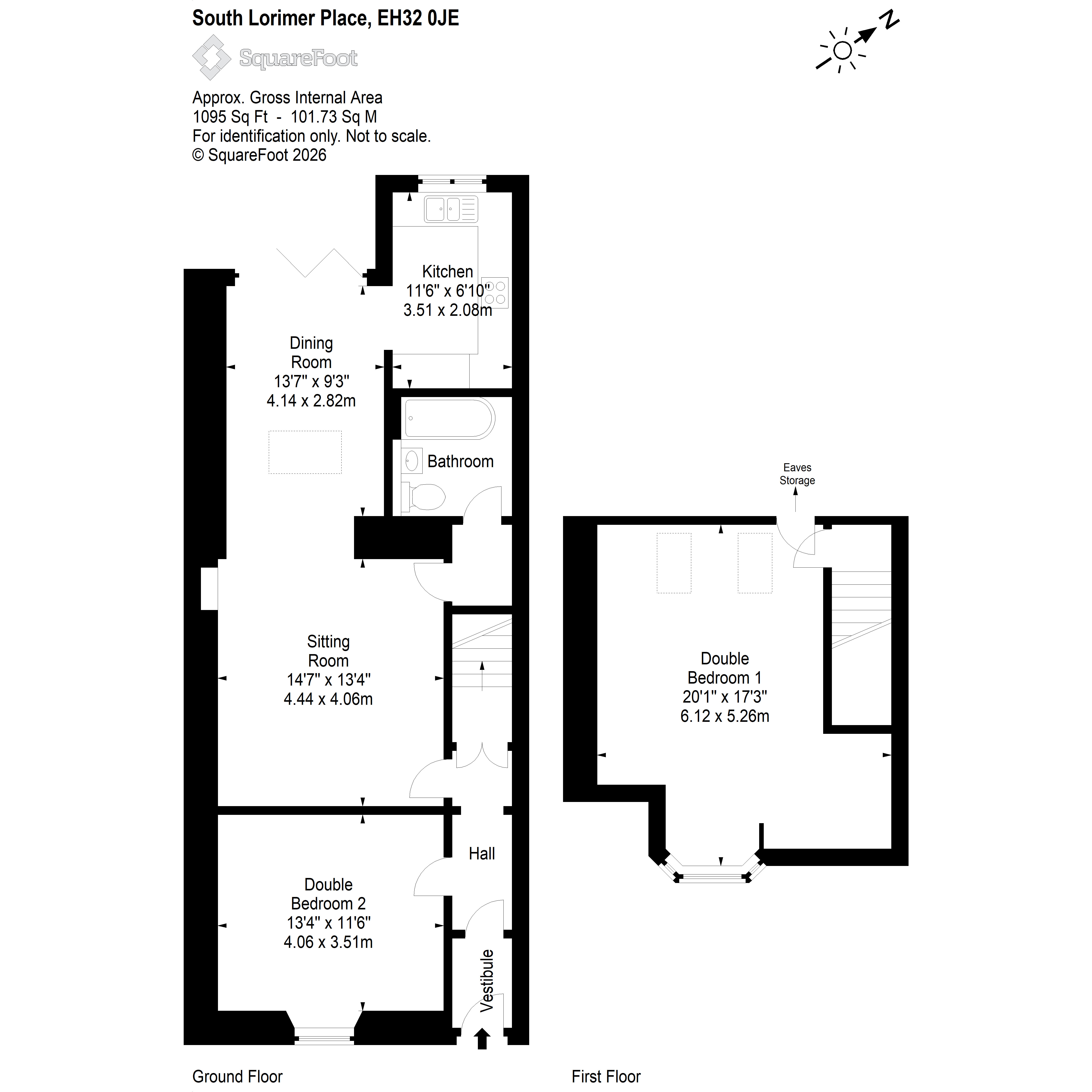 Rowan Cottage, 2, South Lorimer Place, Cockenzie floorplan