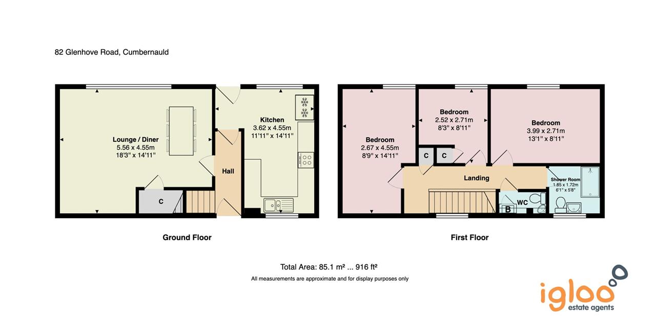 82, Glenhove Road, Cumbernauld floorplan