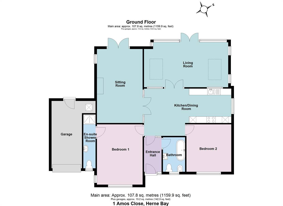 1, Amos Close, Herne Bay floorplan