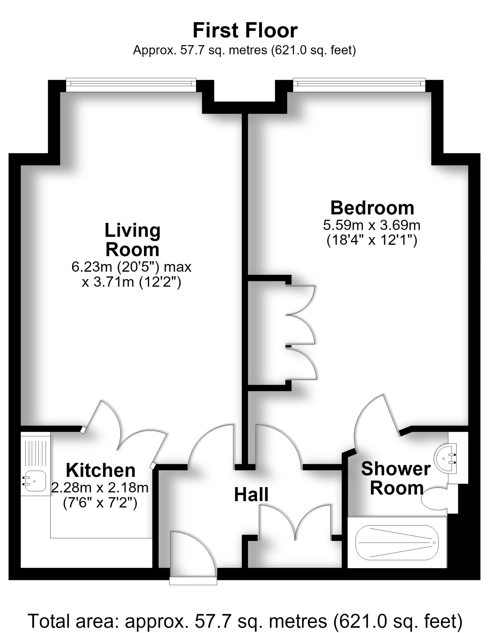 64 Garnier Drive, Bishopstoke Park, Southampton floorplan