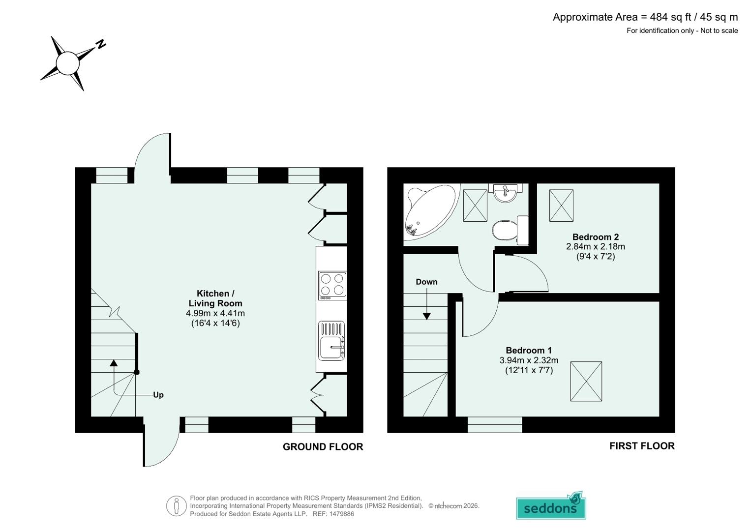6, Ashill Courtyard, Ashill, Devon floorplan