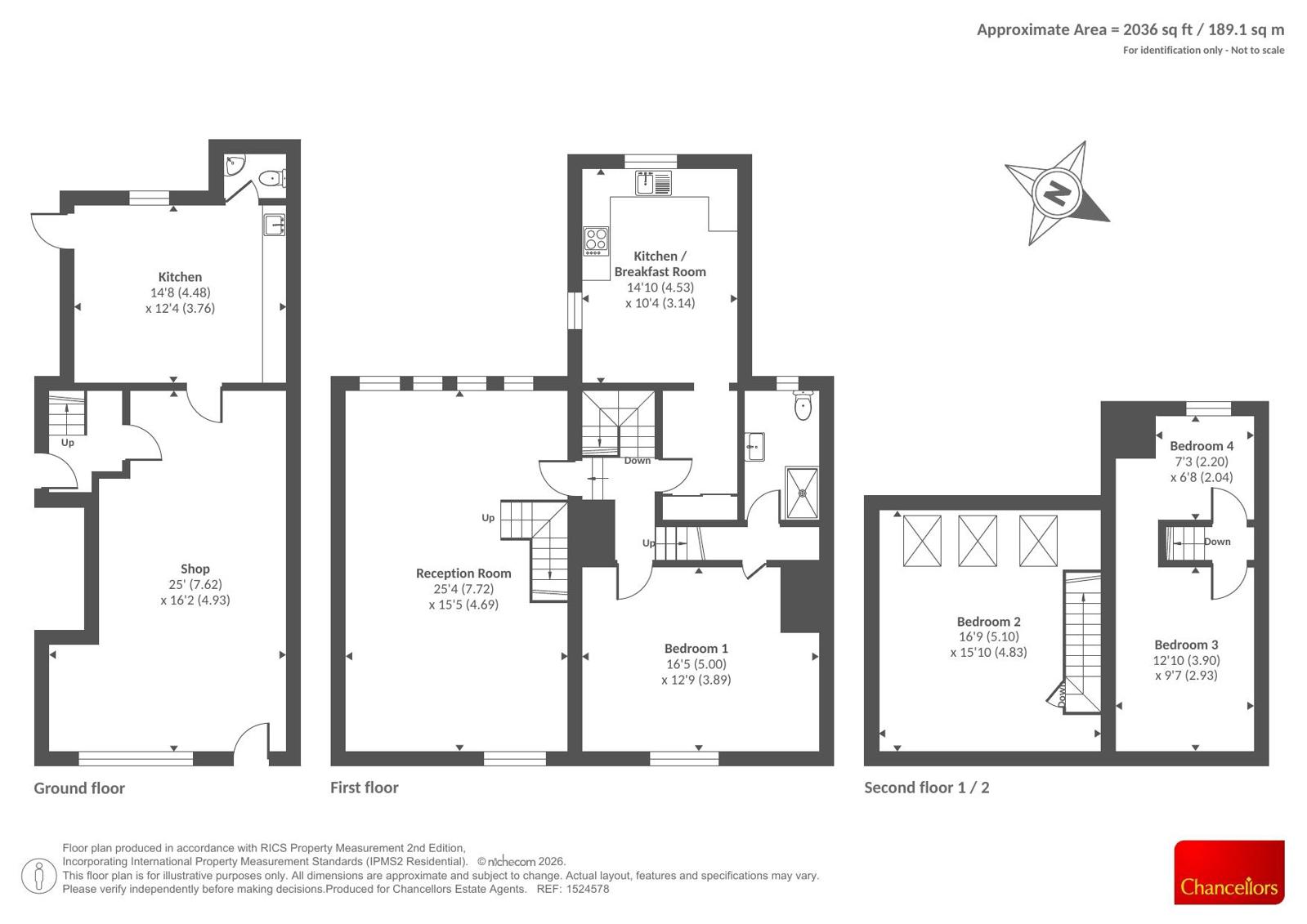 19, West St. Helen Street, Oxfordshire floorplan
