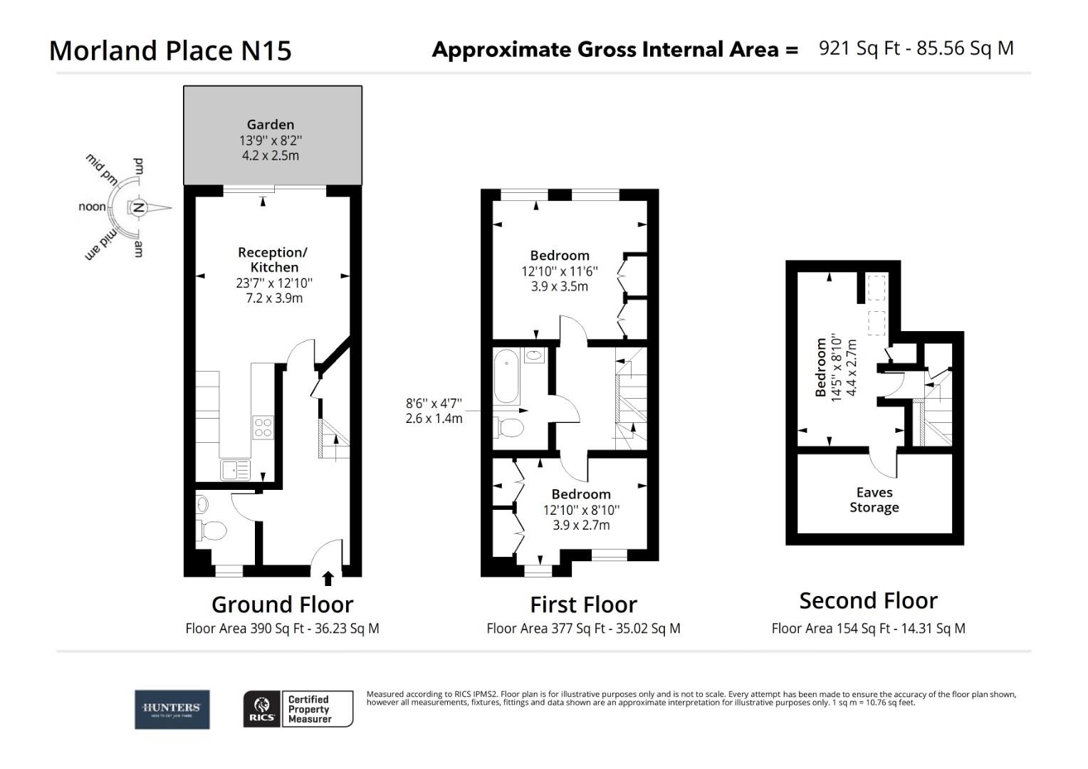 2, Morland Place, London floorplan