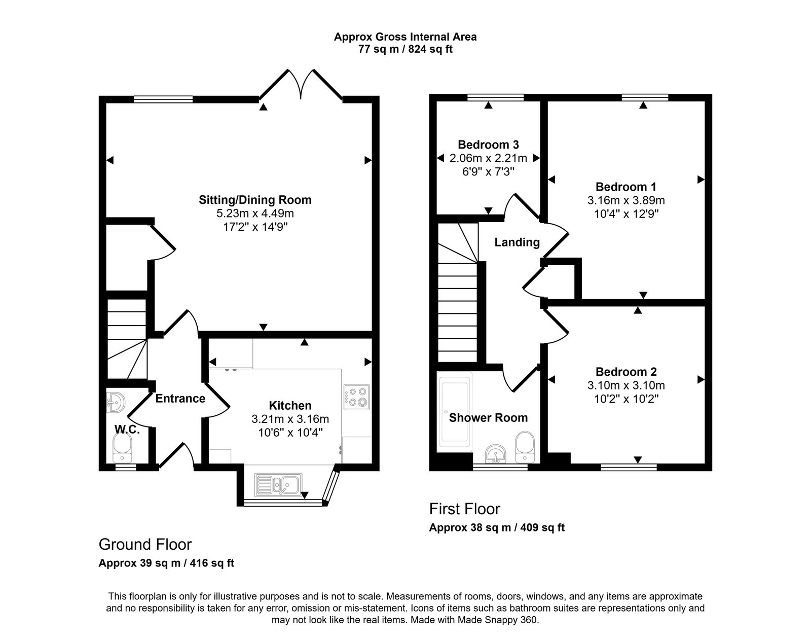 10, Hasted Drive, Alresford floorplan