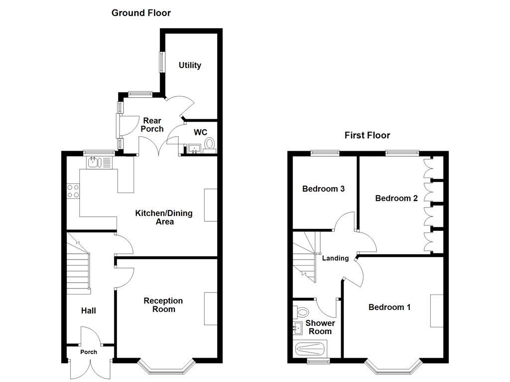 40, Moorfield Road, Salford floorplan