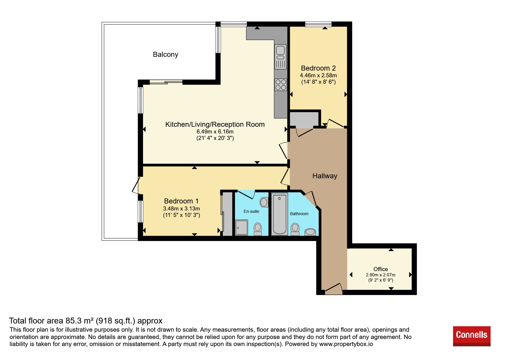 8, Catalonia Apartments, Metropolitan Station Approach, Watford floorplan
