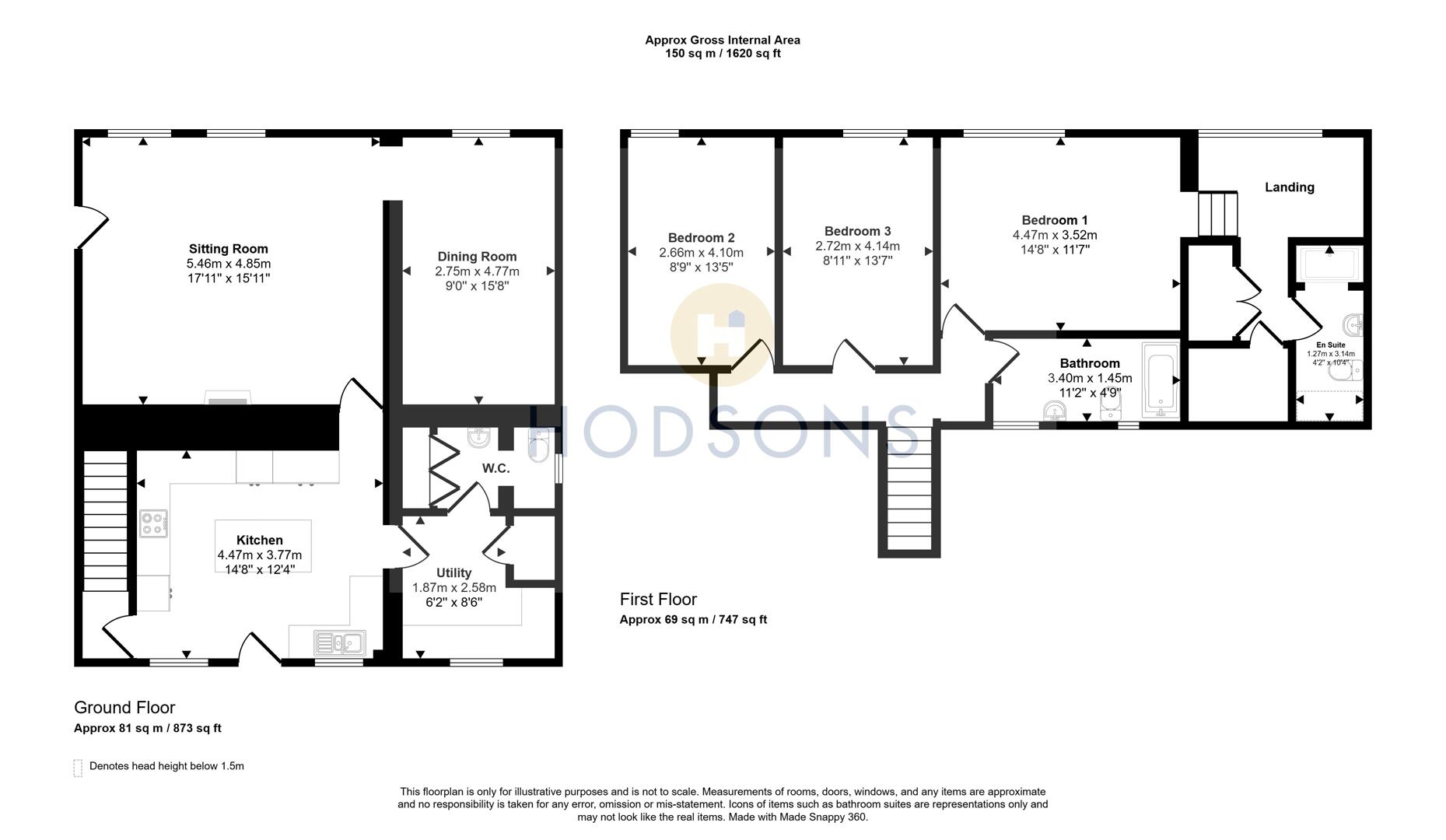 Newhaven Cottage, 3, Well Head Mews, Wakefield floorplan