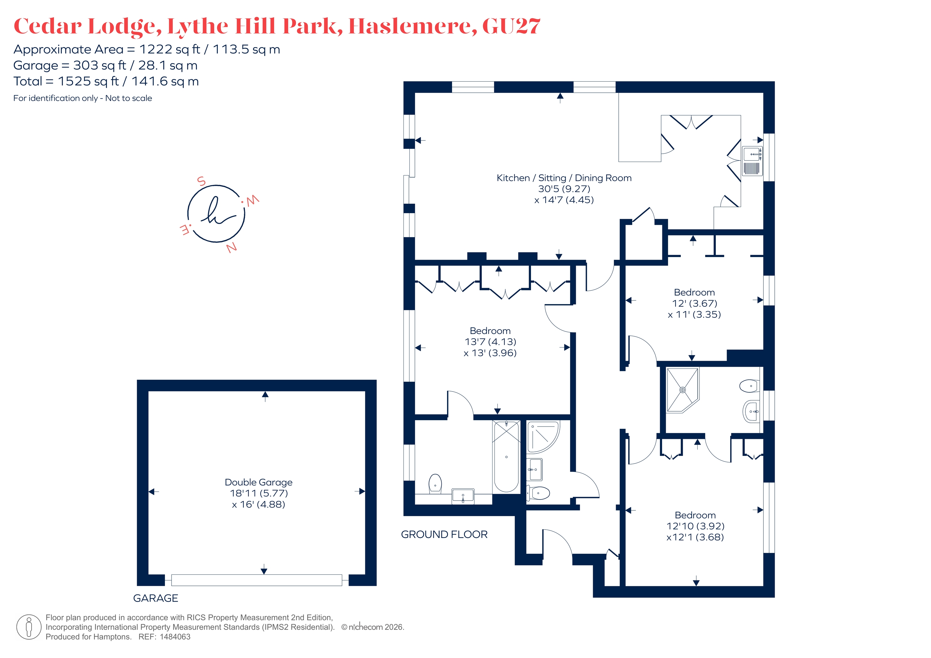 1S, 1S, Cedar Lodge, Haslemere floorplan