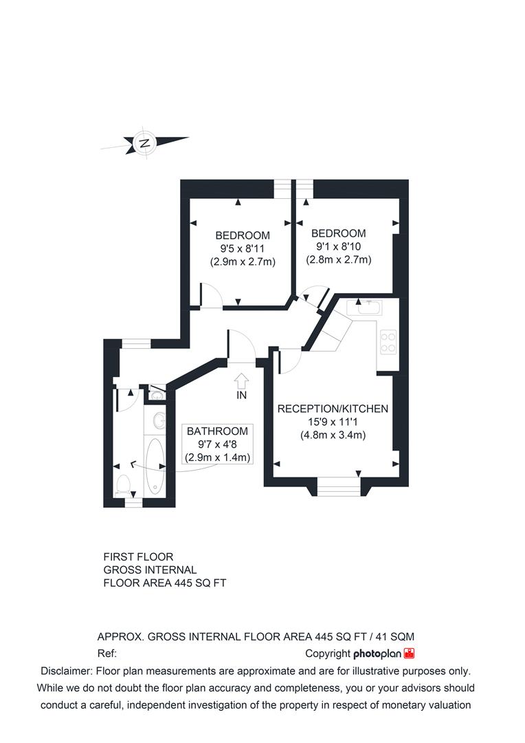 2 Bedrooms Flat to rent in Stamford Hill, London N16