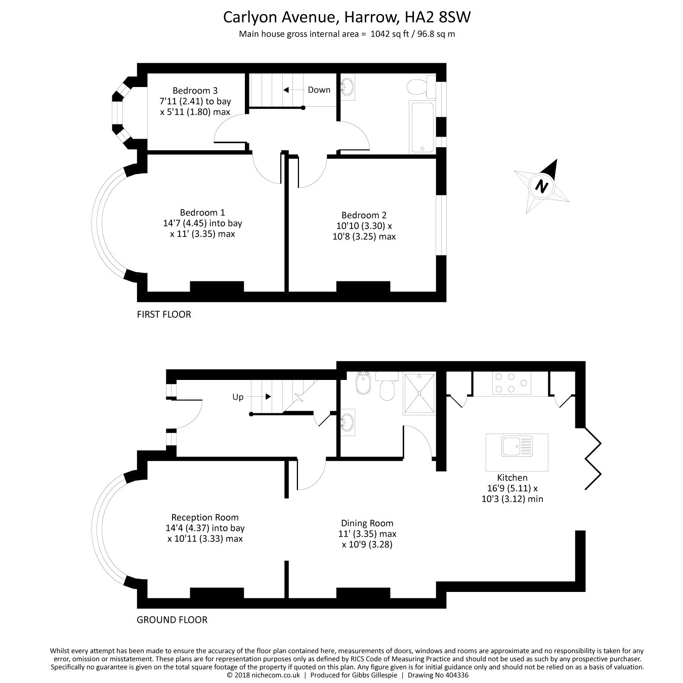 3 Bedrooms Semi-detached house for sale in Carlyon Avenue, Harrow, Middlesex HA2