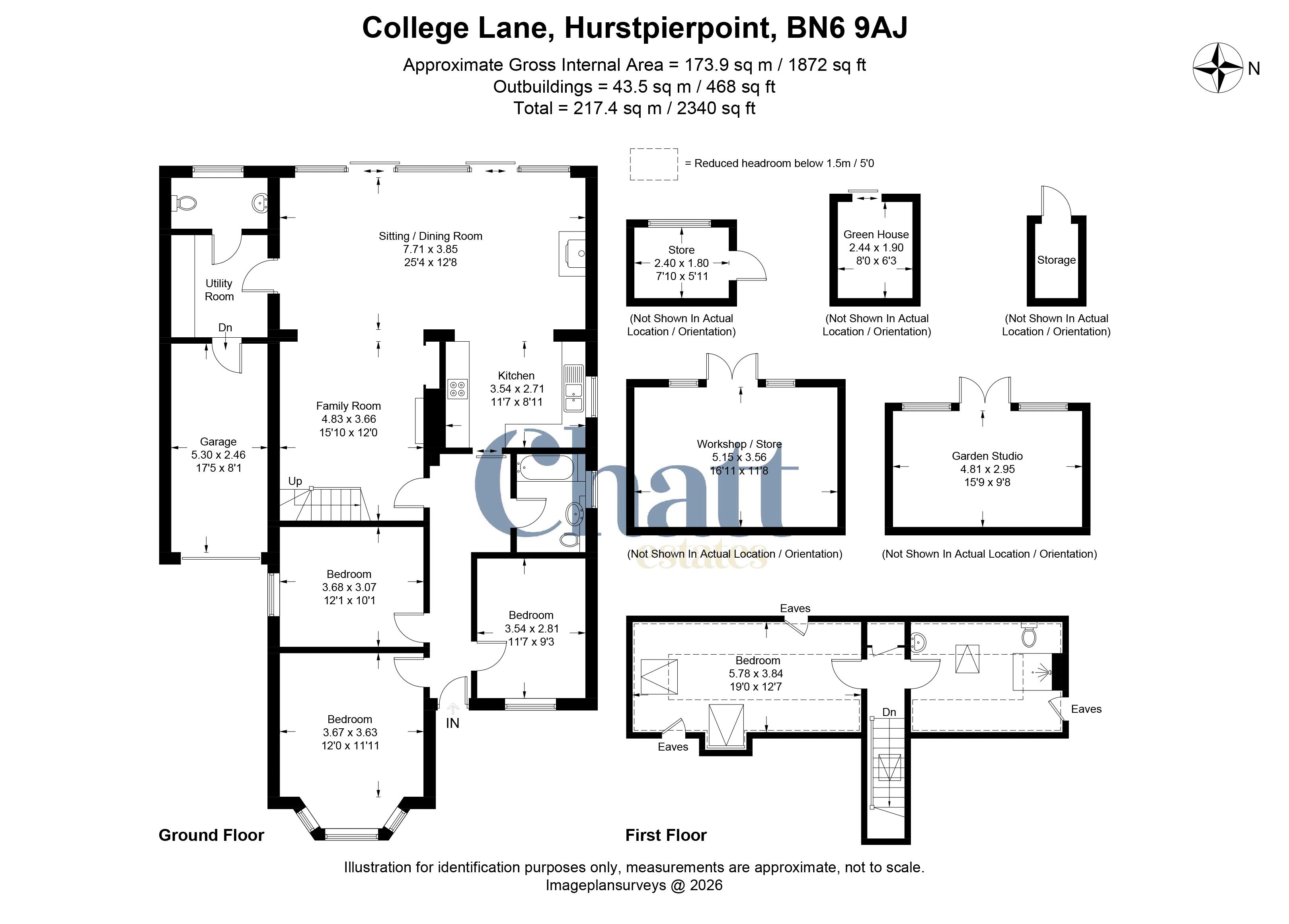 102, College Lane, Hassocks floorplan