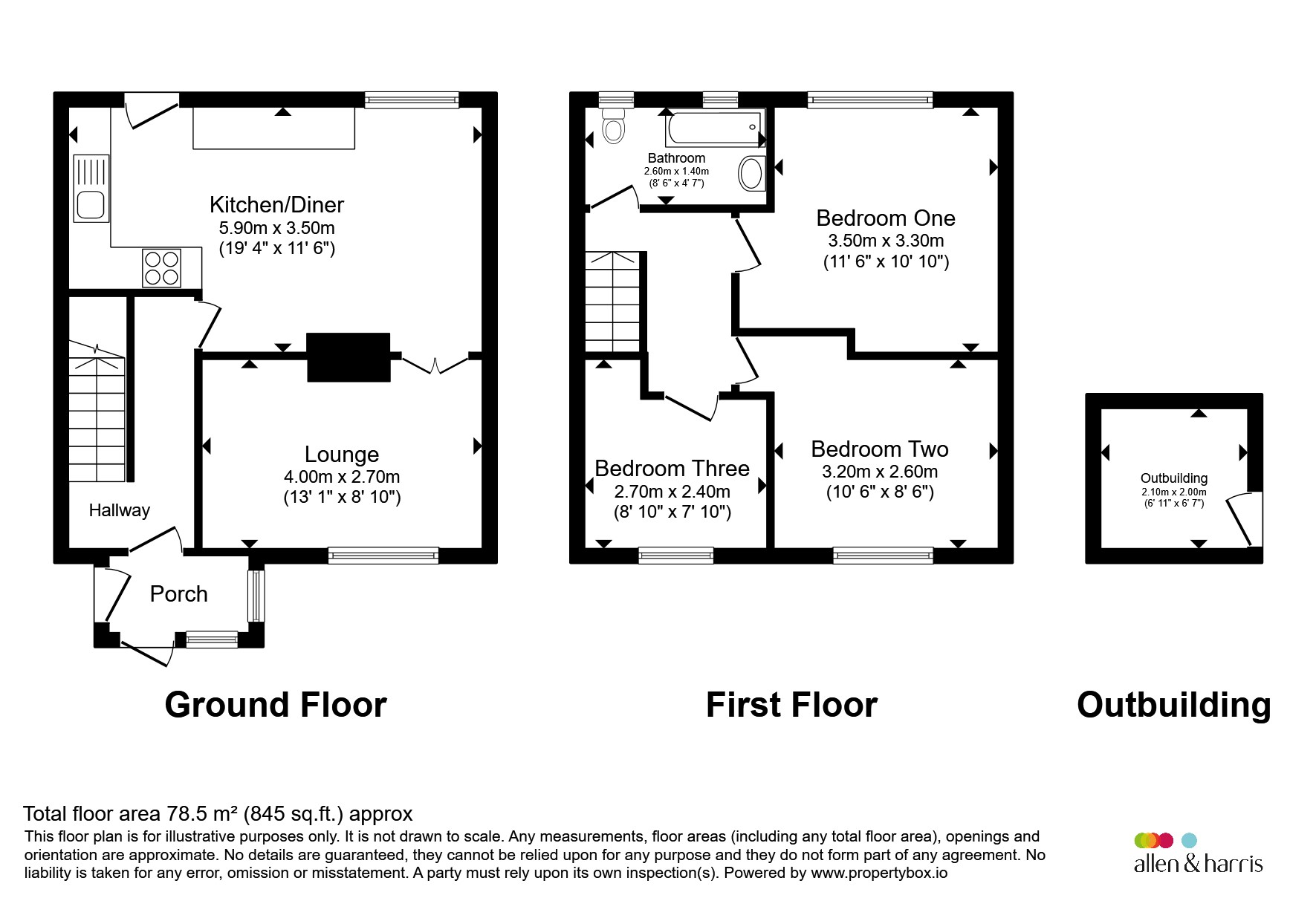 57, St. Johns Road, Frome floorplan
