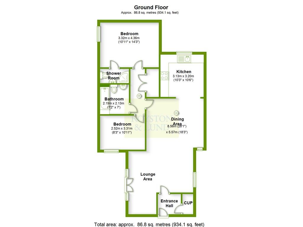 2 Bedrooms Flat to rent in Edward Cout, Edward Road, Wb NG2