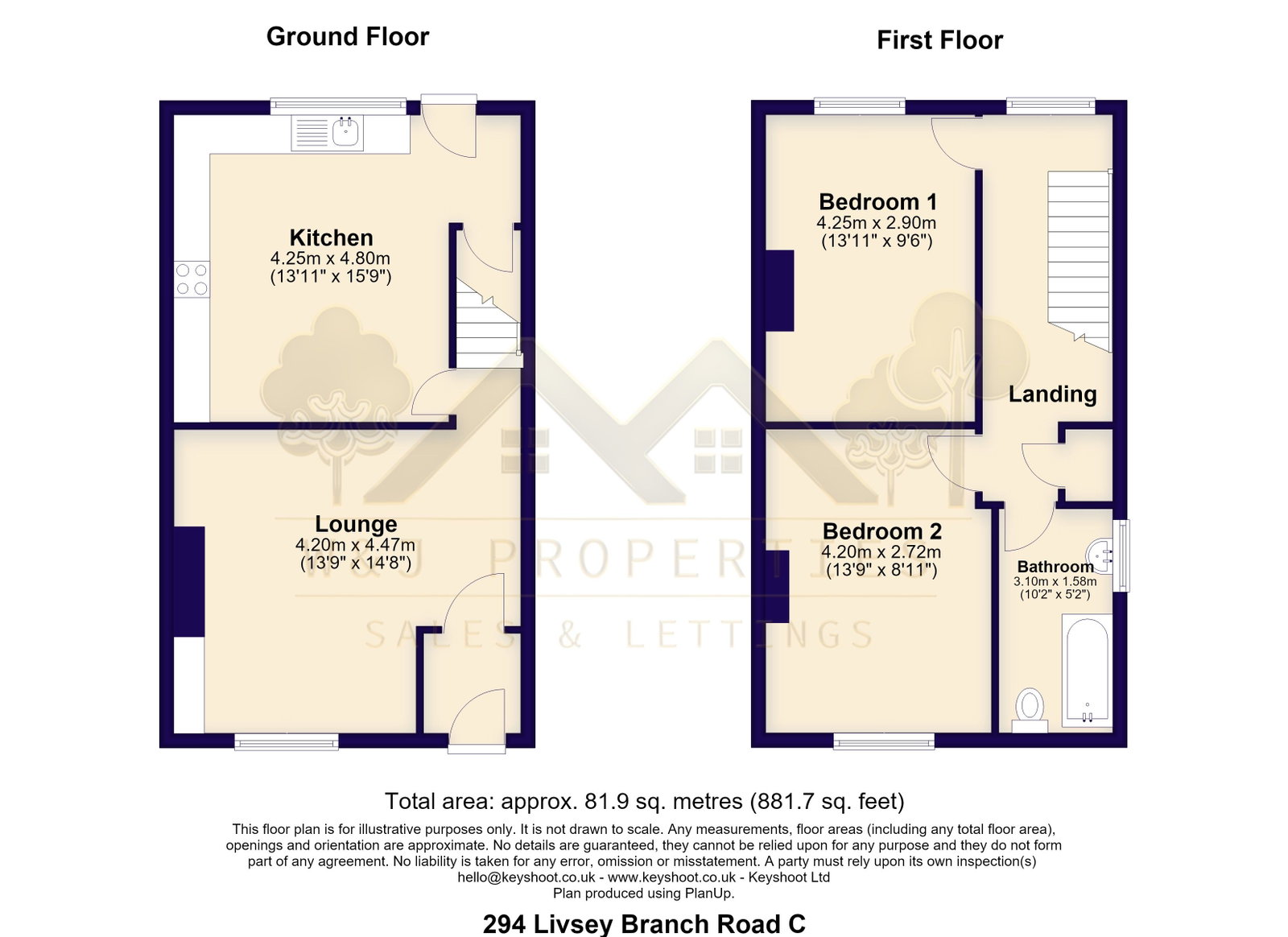 Livesey Branch Road, Blackburn floorplan