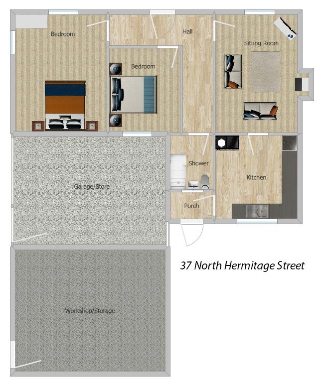 37, North Hermitage Street, Newcastleton floorplan