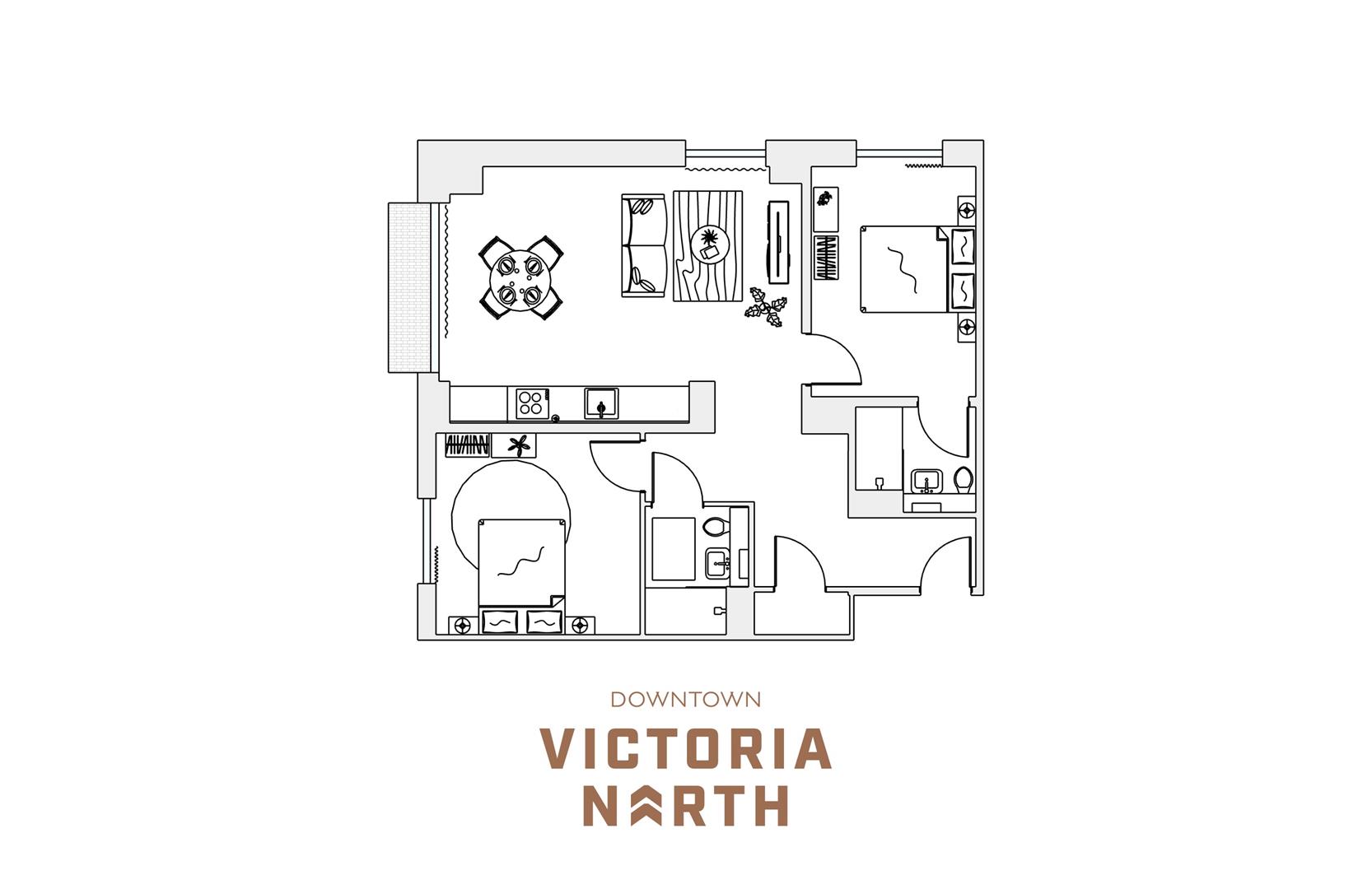 Apt 45, Downtown Victoria North, Manchester floorplan