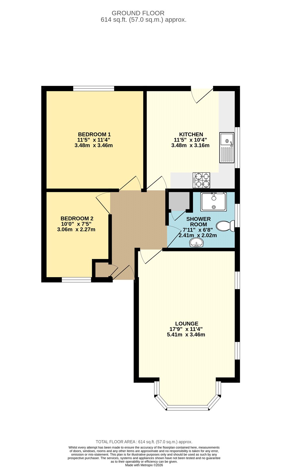 17, Barry Avenue, North East Lincs floorplan