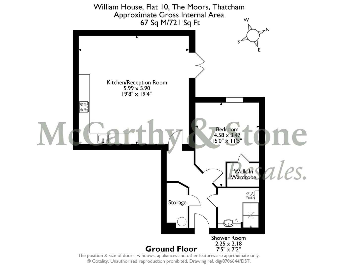 10 William House, The Moors, Thatcham floorplan