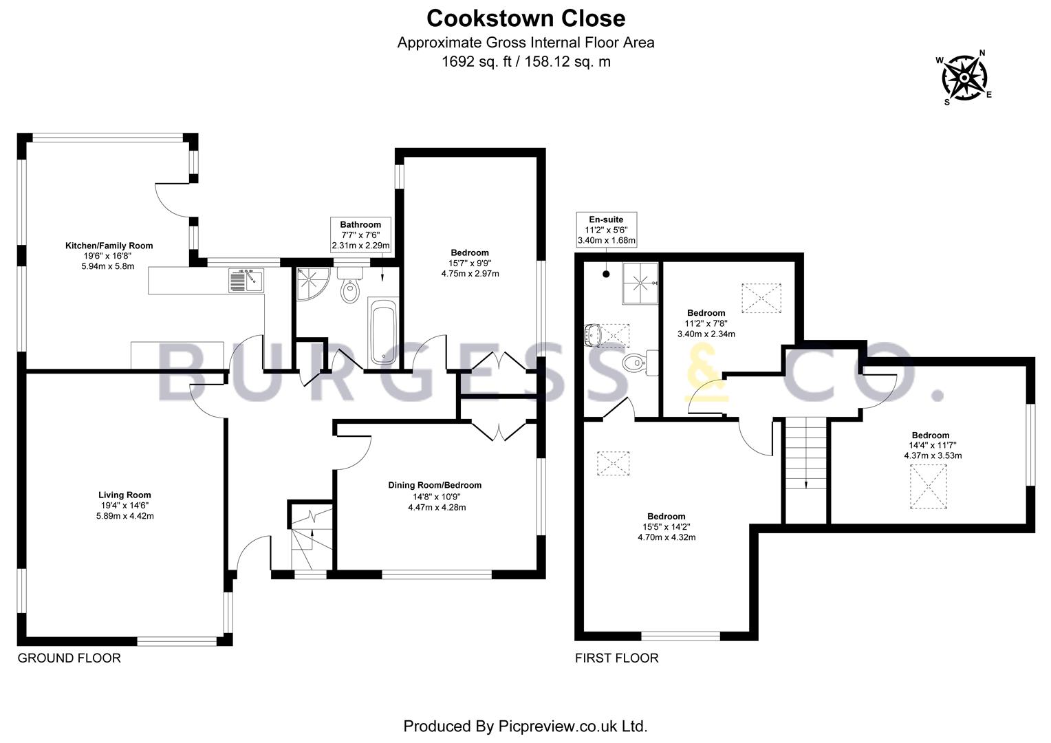 1, Cookstown Close, Ninfield floorplan