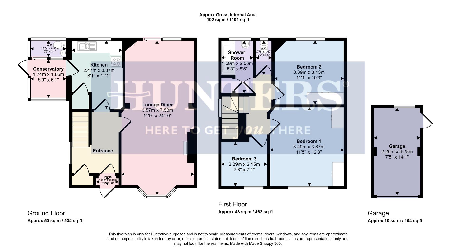 109, Carisbrooke Road, Leicester floorplan