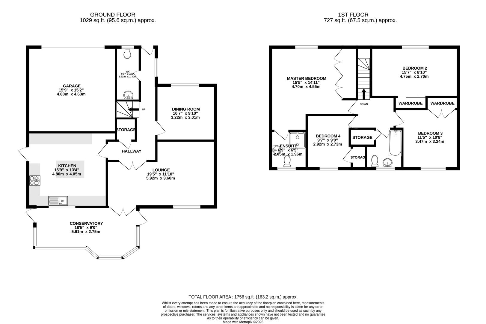 8, Glebe Gardens, Chesterfield floorplan