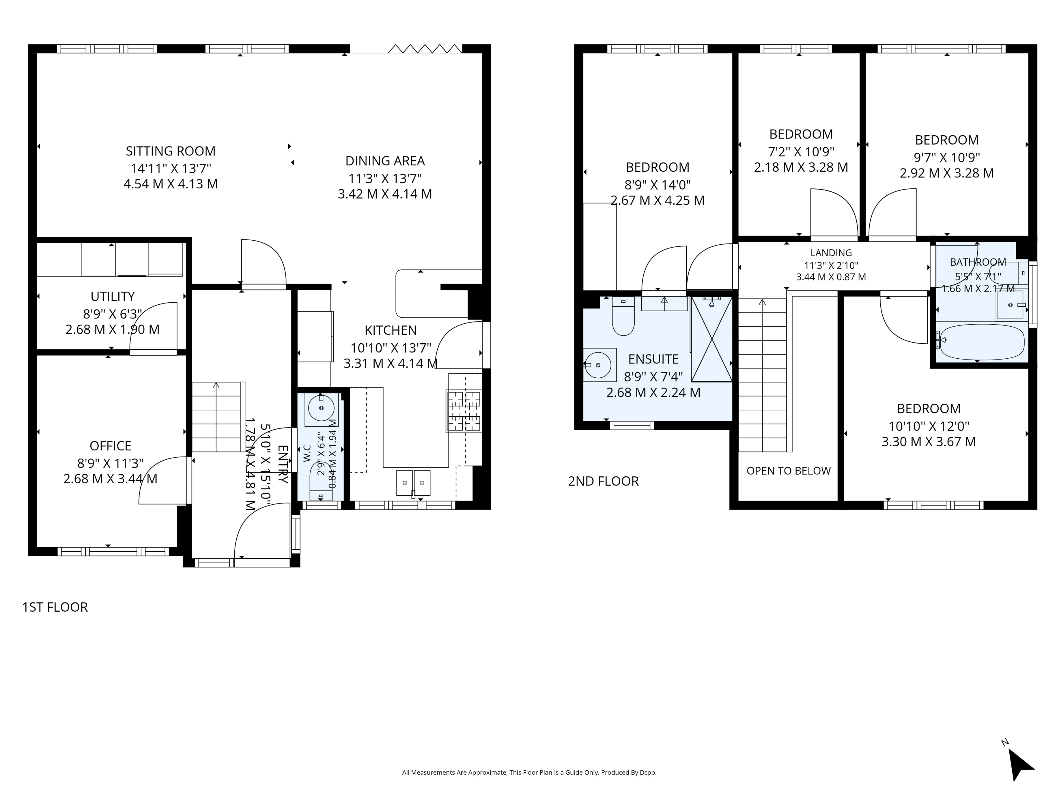 43, Honeymeade Close, Bury St. Edmunds floorplan
