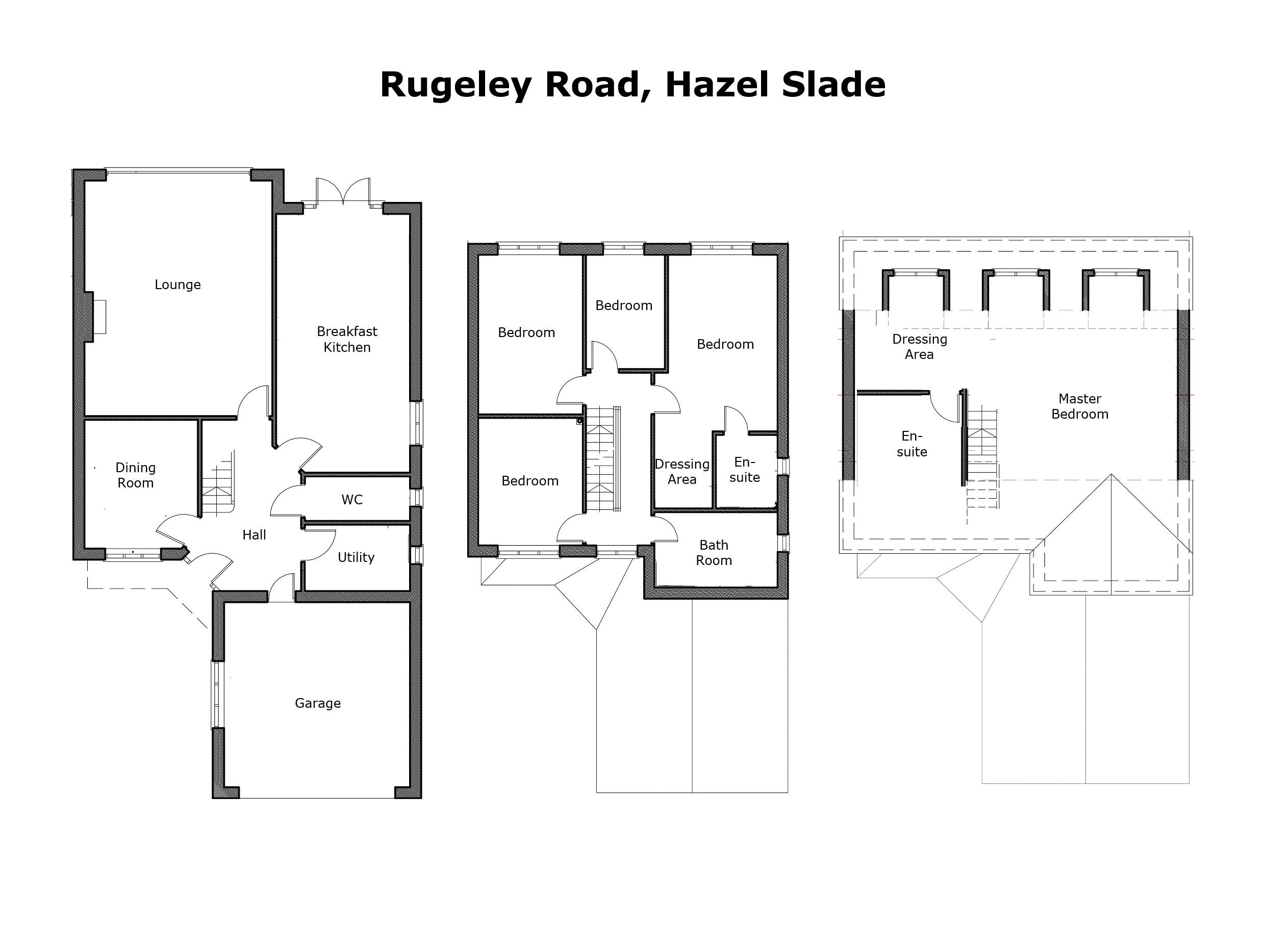 5 Bedrooms Detached house for sale in Rugeley Road, Hazel Slade, Cannock WS12