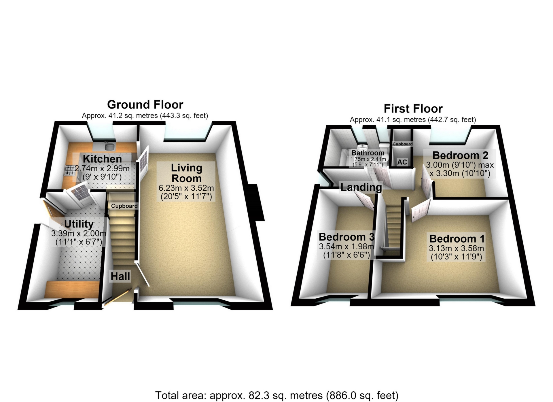35, Coppice Avenue, Stoke on Trent floorplan