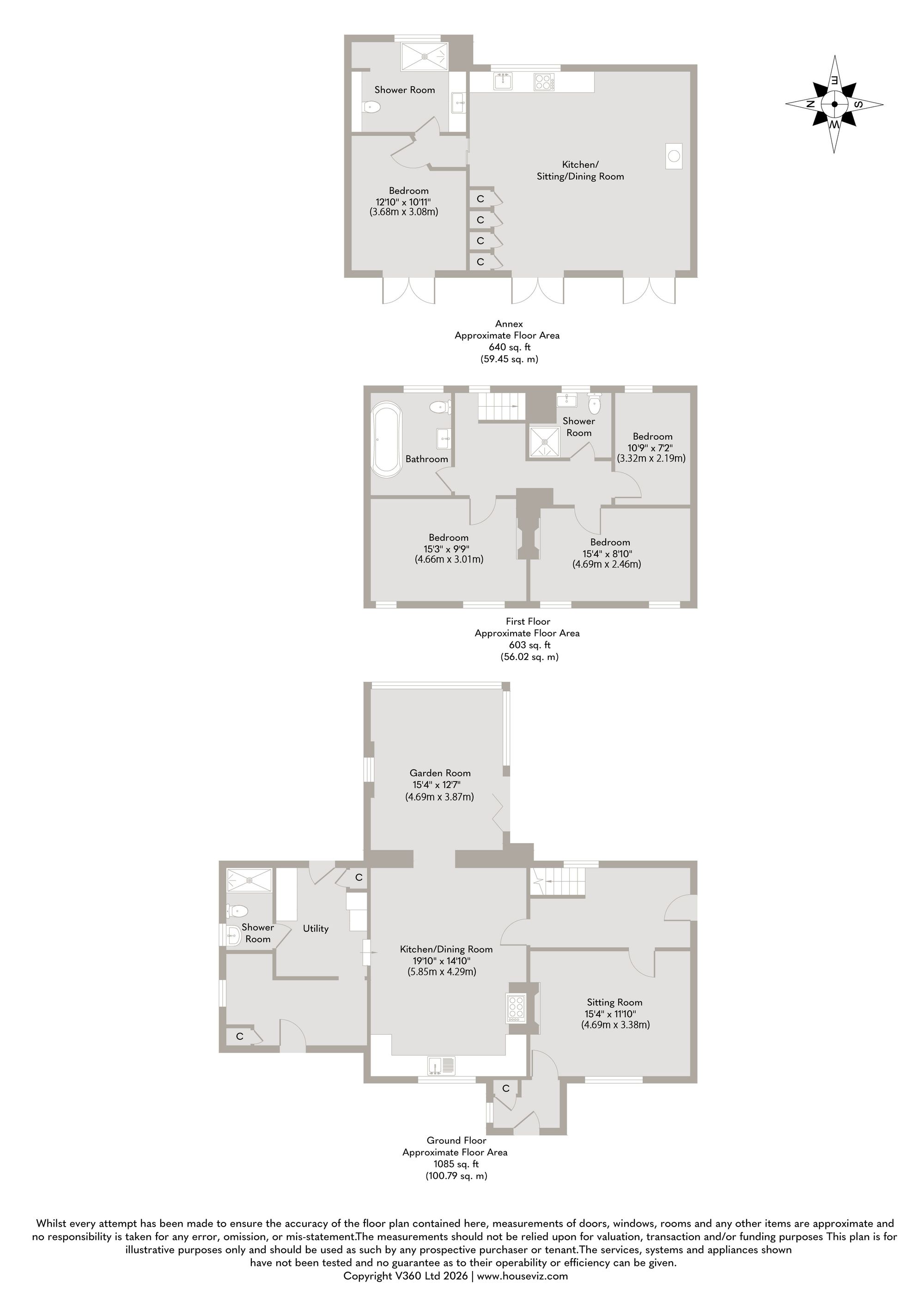 Manor Farm Cottage Ingloss Lane, Norwich floorplan