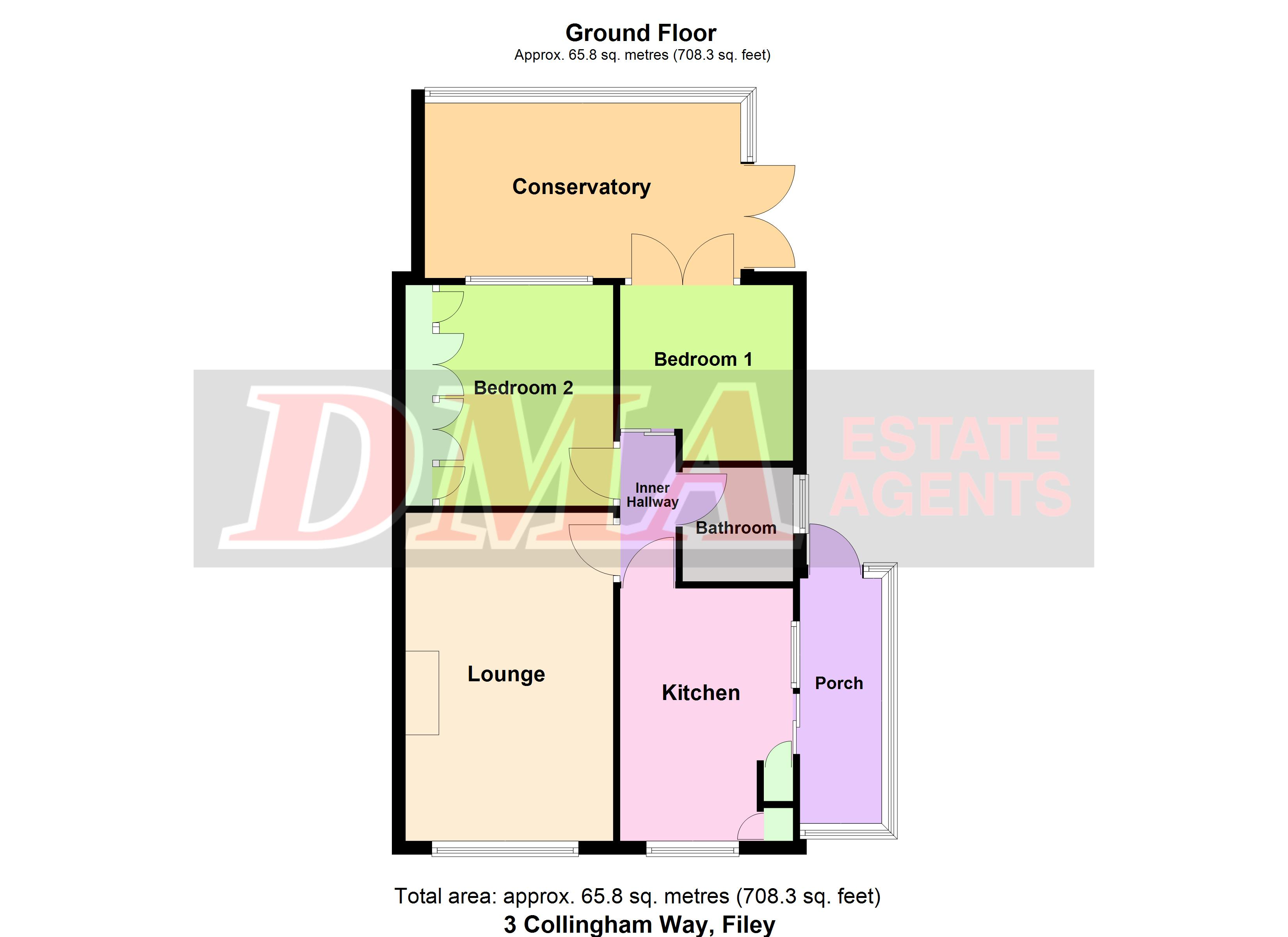 3, Collingham Way, Filey floorplan