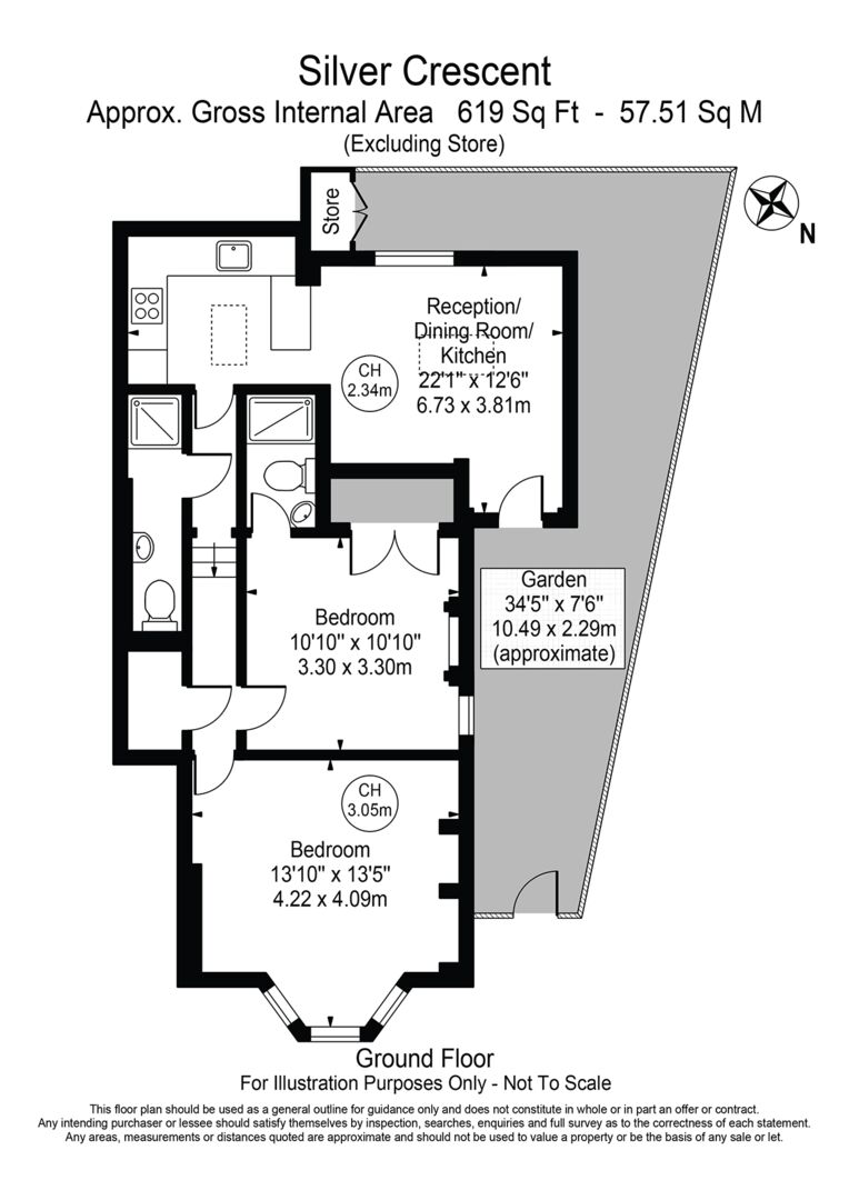 Silver Crescent, London floorplan