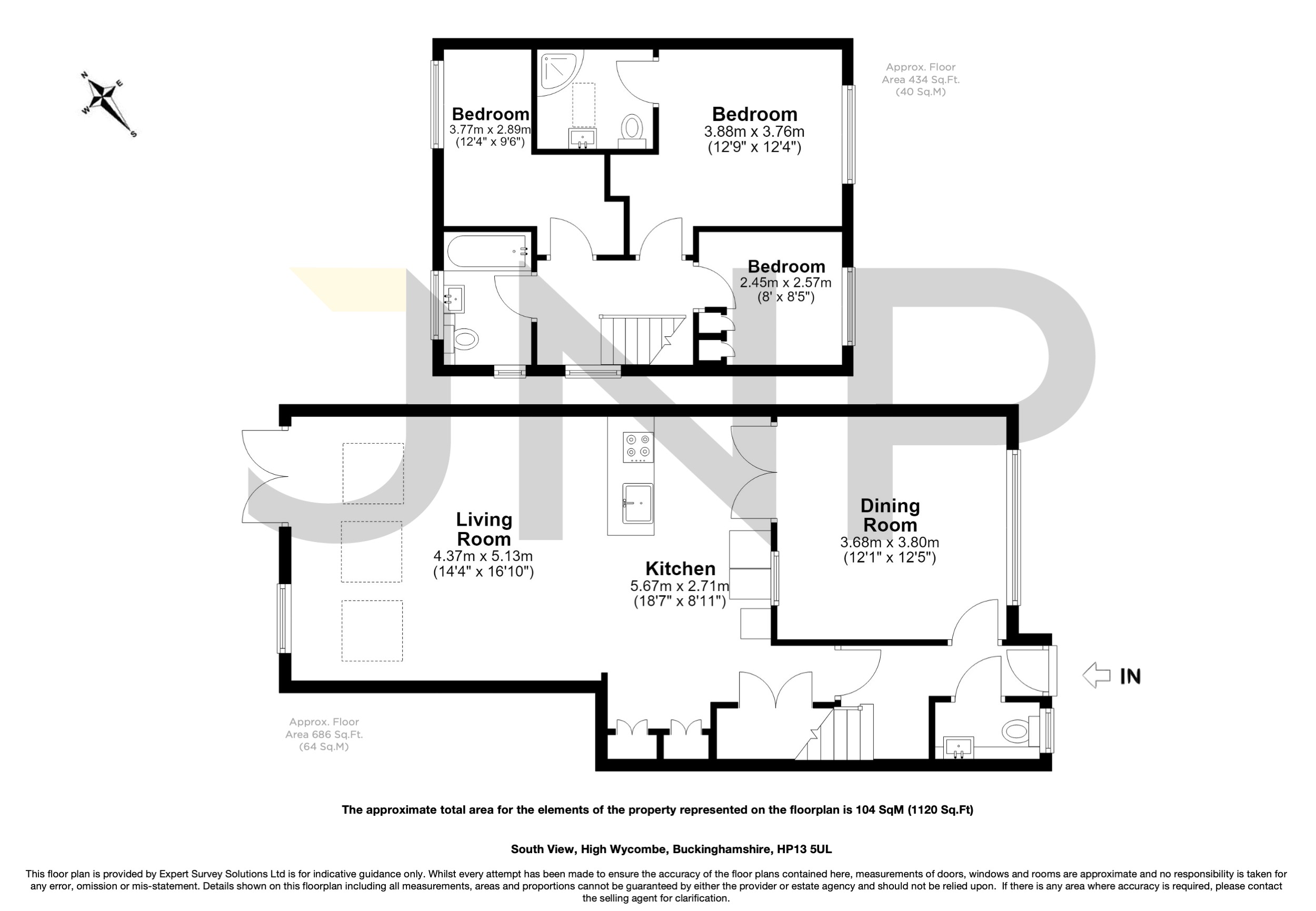 19, South View, High Wycombe floorplan