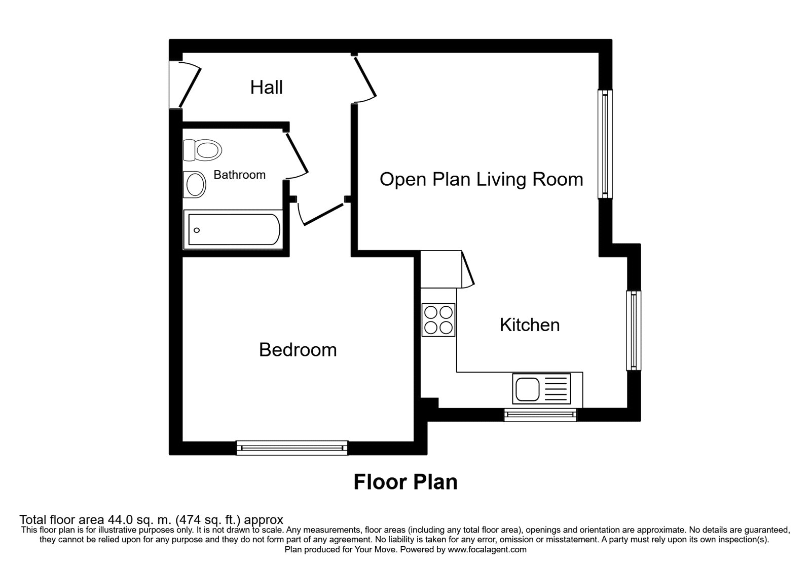 21, Hill Street, Leicester floorplan